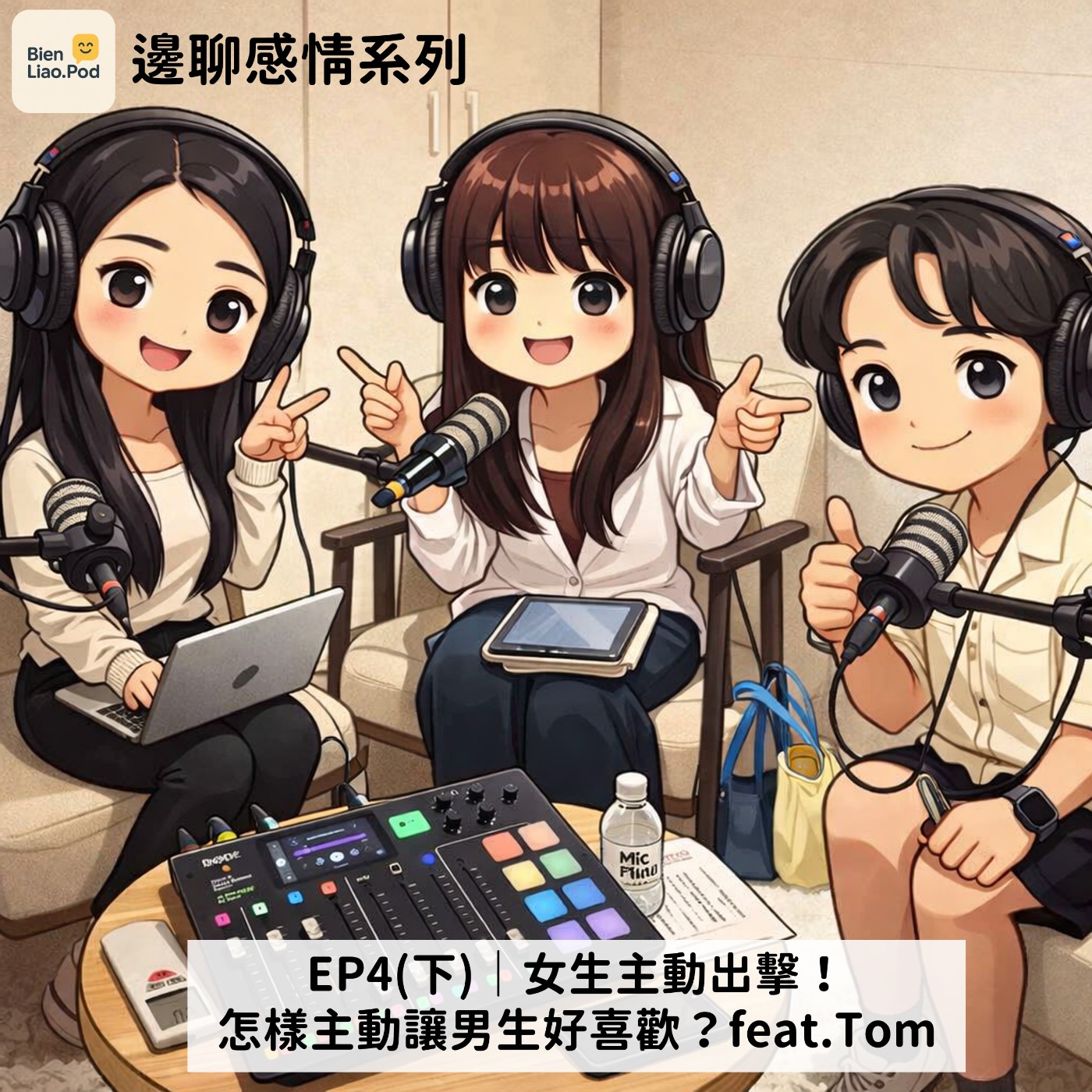 EP4(下)｜邊聊感情系列-女生主動出擊！怎樣主動讓男生好喜歡？feat.Tom episode artwork