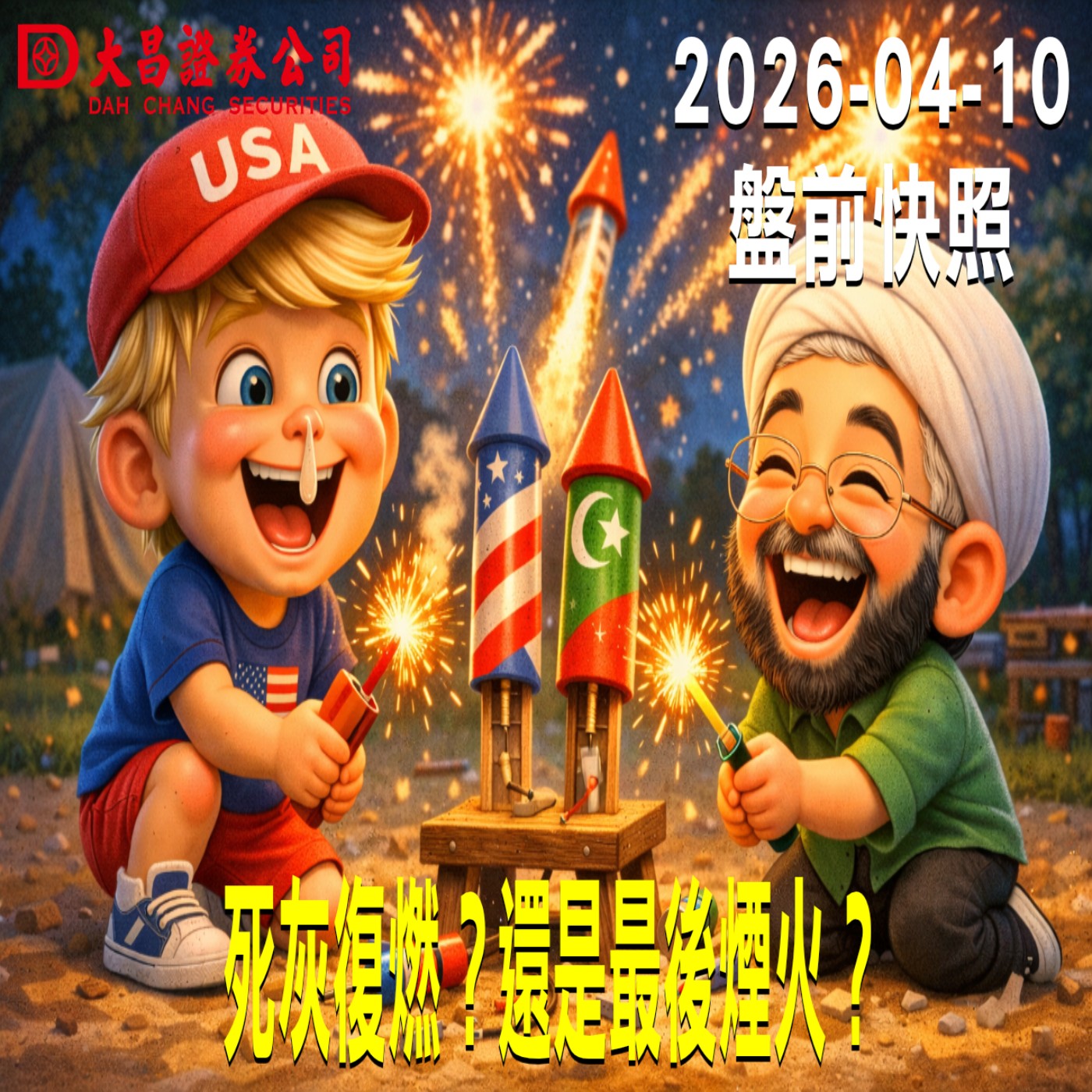 【大昌證券】2026年4月10日 盤前快照: 死灰復燃？還是最後煙火？ episode artwork