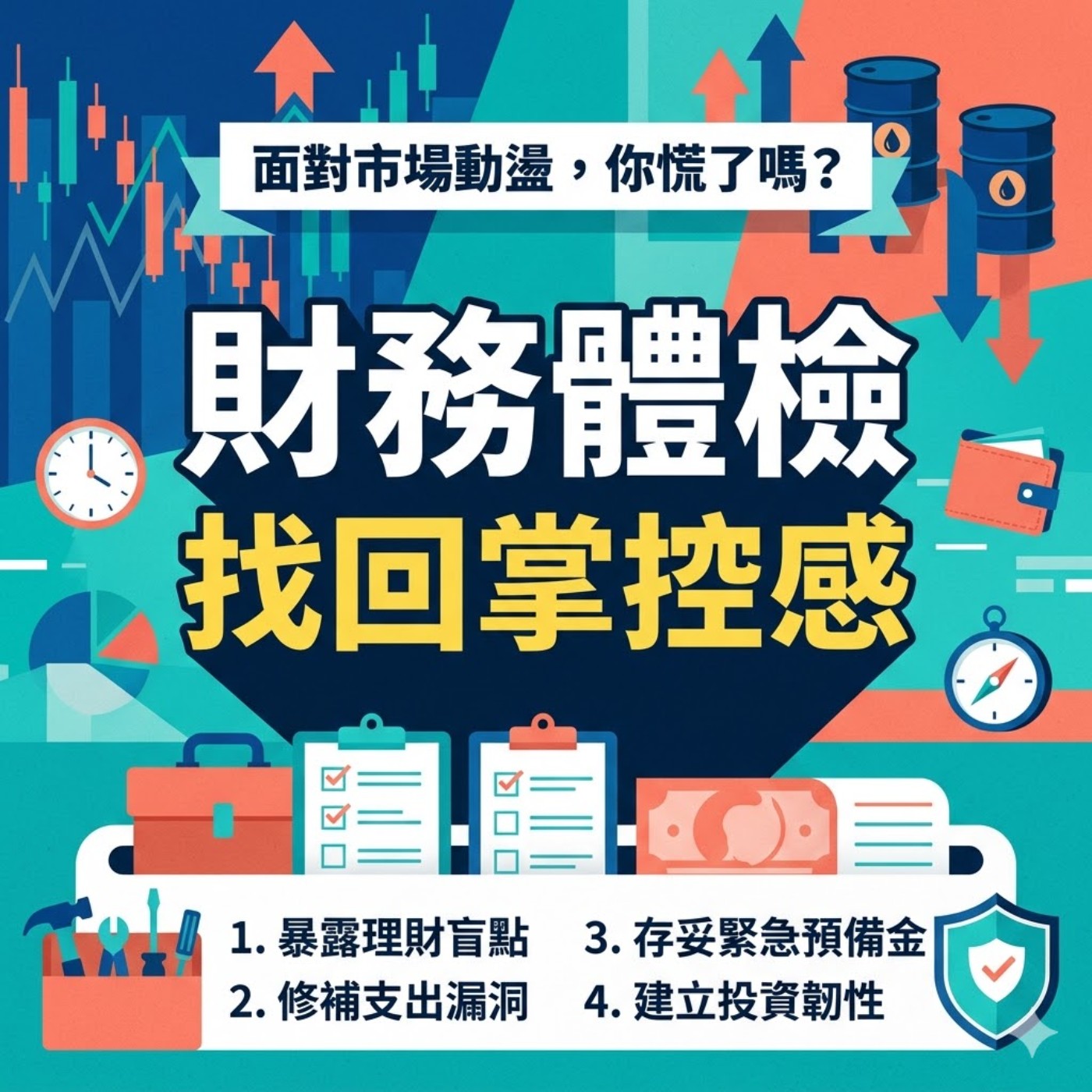 【一位CFP的日常】如何透過「財務體檢」在市場動盪中找回掌控感?
