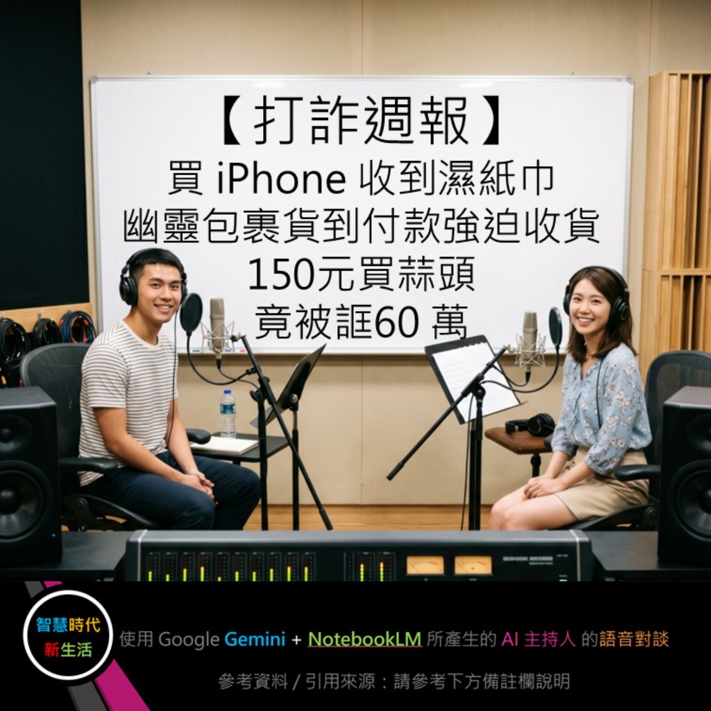 EP.348 [ Podcast ] 【打詐週報】買 iPhone 收到濕紙巾/ 幽靈包裹貨到付款強迫收貨 / 150元買蒜頭竟被誆60 萬 episode artwork