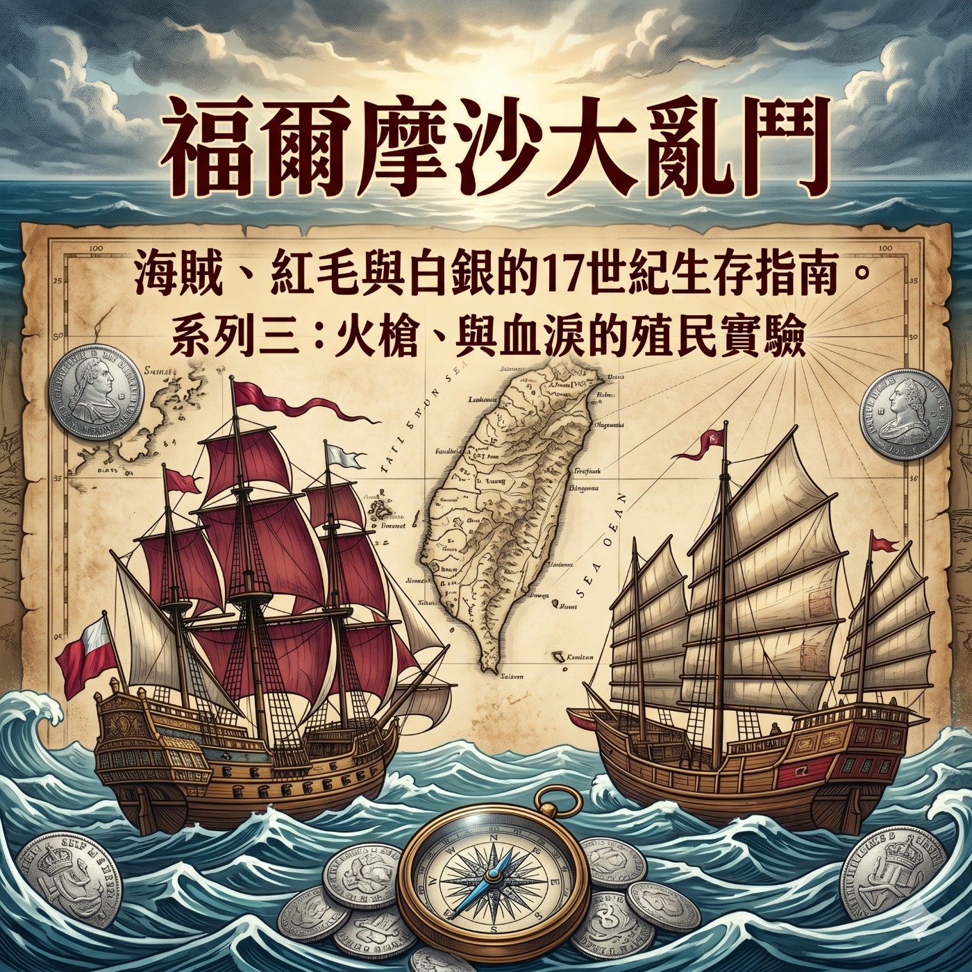 系列三：火槍、蔗糖與血淚的殖民實驗。 第 1 集：從商館到領土大擴張—麻豆事件與火槍鎮壓 episode artwork