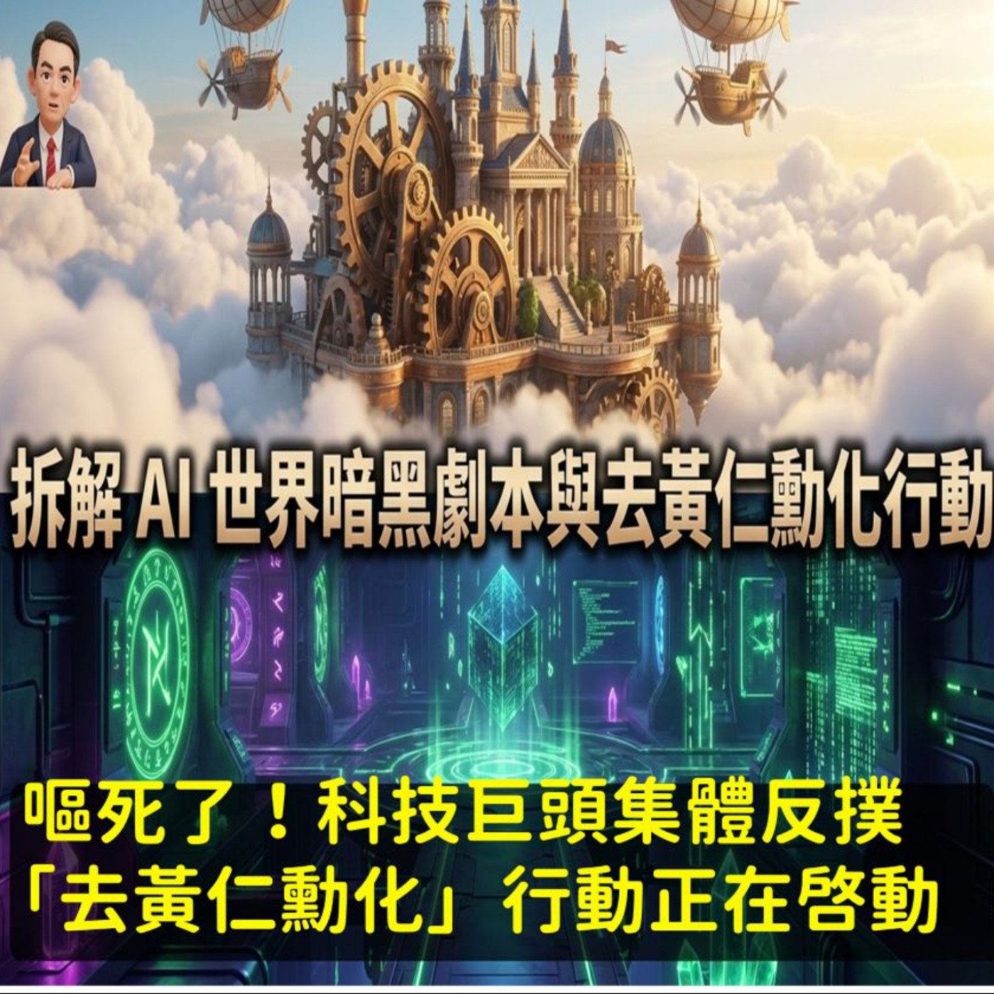 EP040 【安迪說】嘔死了！科技巨頭集體反撲：「去黃仁勳化」行動正在啟動；聽故事看懂黃仁勳與科技巨頭的AI爭霸！ episode artwork