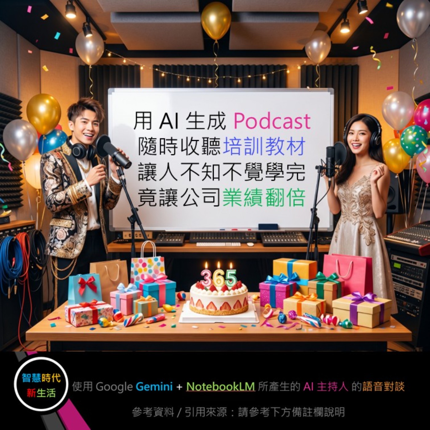 EP.365 [ Podcast ] 用 AI 生成 Podcast 隨時收聽培訓教材，讓人不知不覺學完，竟讓公司業績翻倍 episode artwork