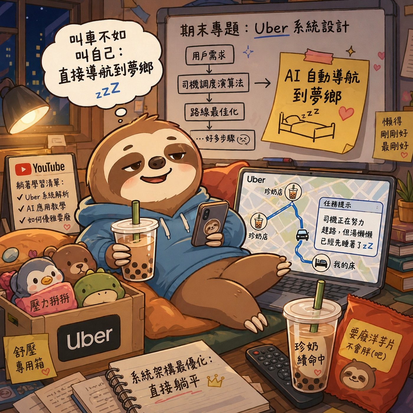 EP296 | 系統設計懶懶學 – Uber 系統大揭秘:100萬司機同時在線,泰勒絲演唱會流量也扛得住? episode artwork