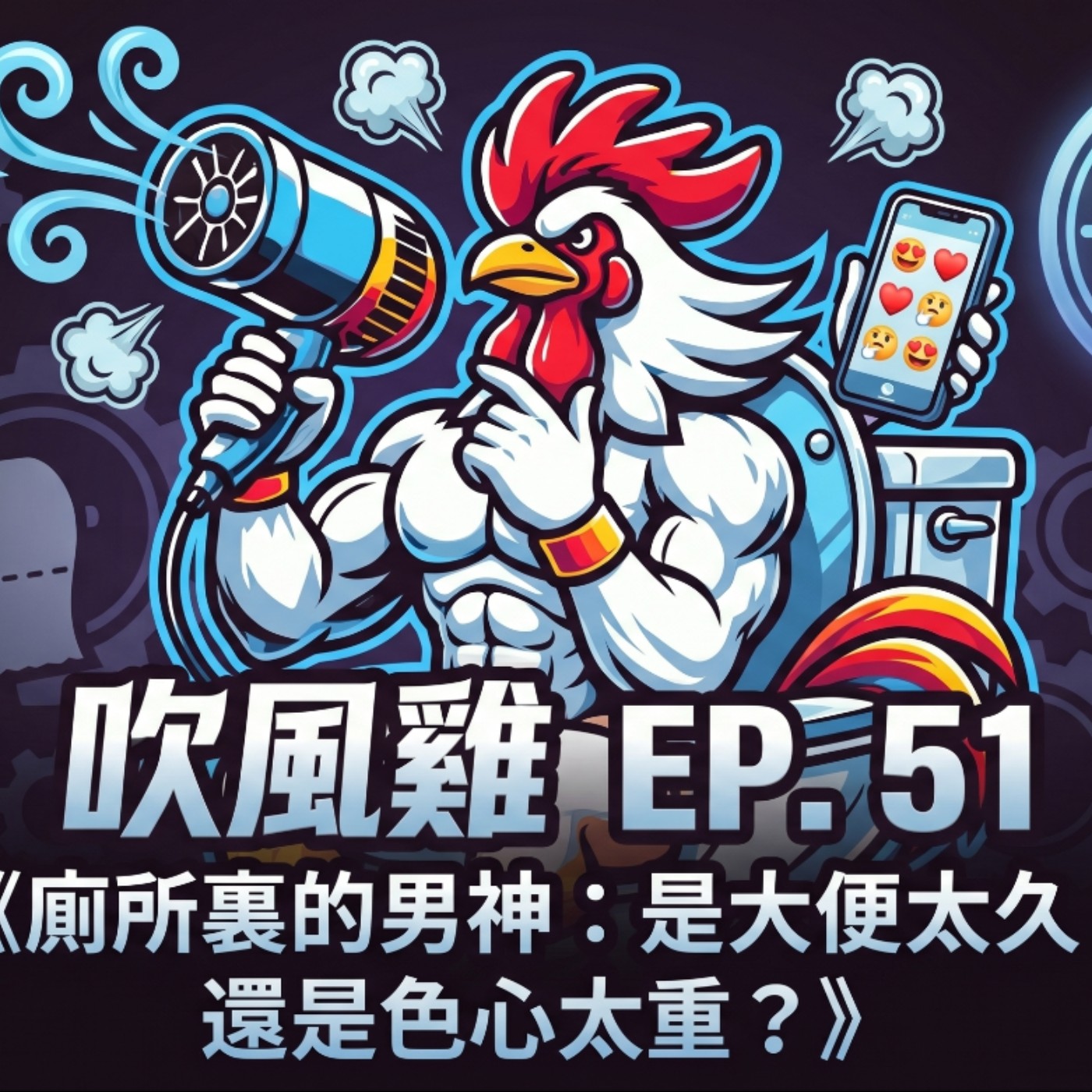 Ep. 51|男人出门的“屎”命感:蹲马桶太久是因为手机,还是因为爱色色? episode artwork