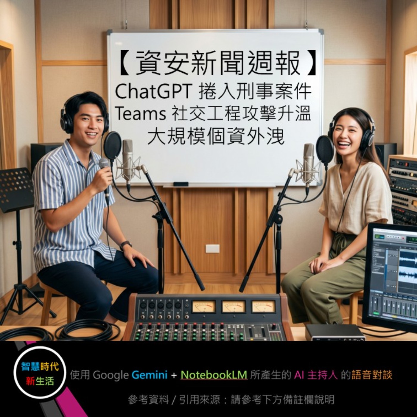 EP.361 [ Podcast ] 【資安新聞週報】ChatGPT 捲入刑事案件 / Teams 社交工程攻擊升溫 / 大規模個資外洩 episode artwork