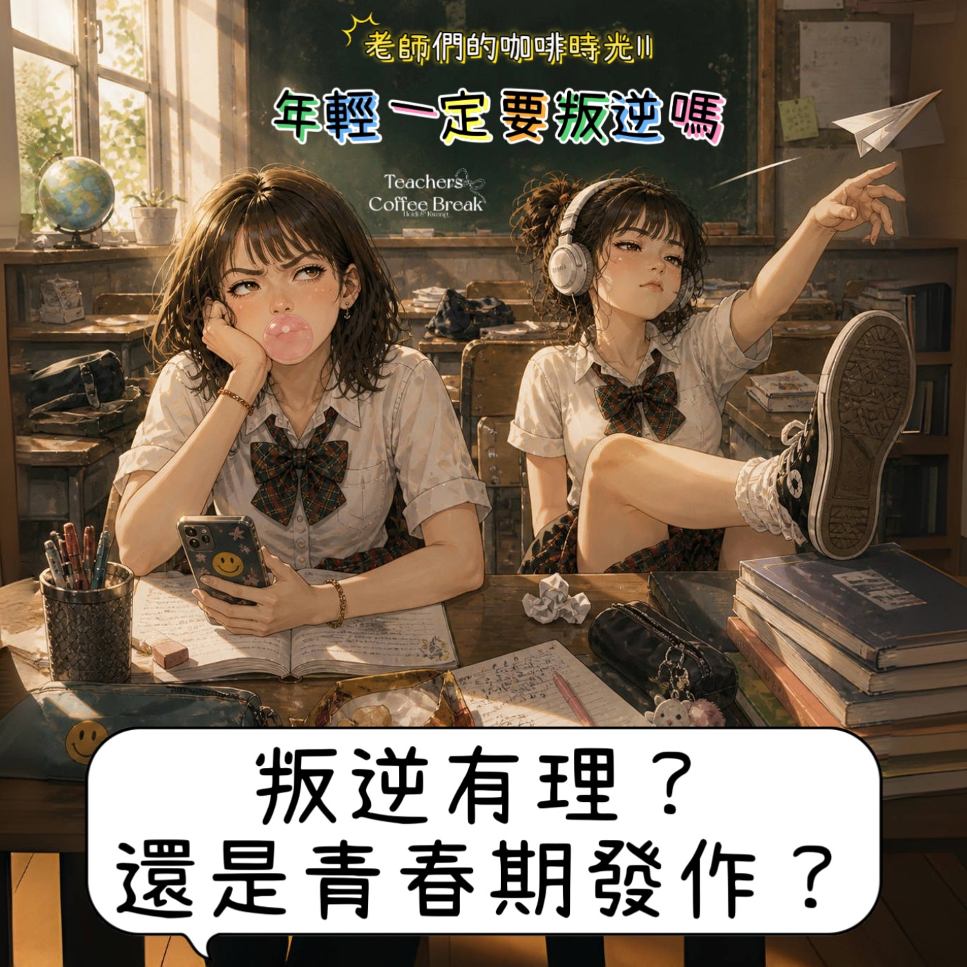 🎧 老師們的咖啡時光II Podcast｜第八集 EP8｜年輕一定要叛逆嗎? episode artwork