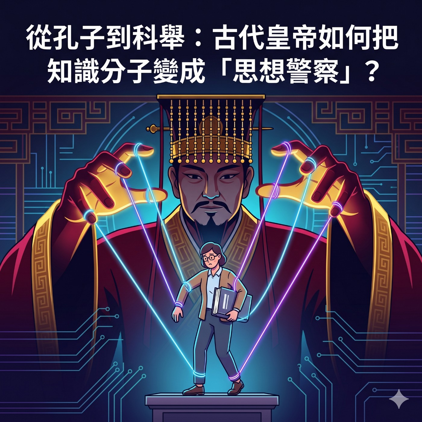歷史與政治篇 —「師道神聖」背後的帝王統御術。第 1 集：緊箍咒的誕生—「一日為師，終身為父」的倫理綁架 episode artwork