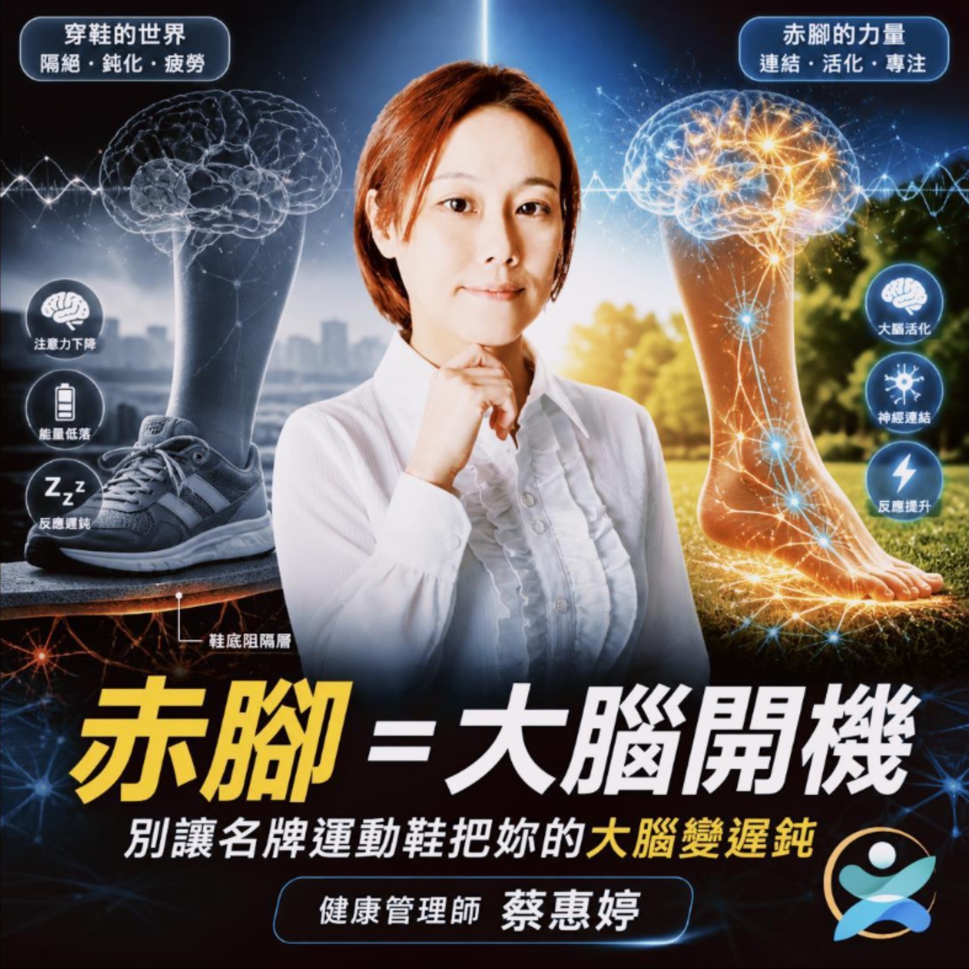【健康專題】赤腳運動的神經科學：別讓名牌運動鞋把妳的大腦變遲鈍 🧠🛡️ episode artwork