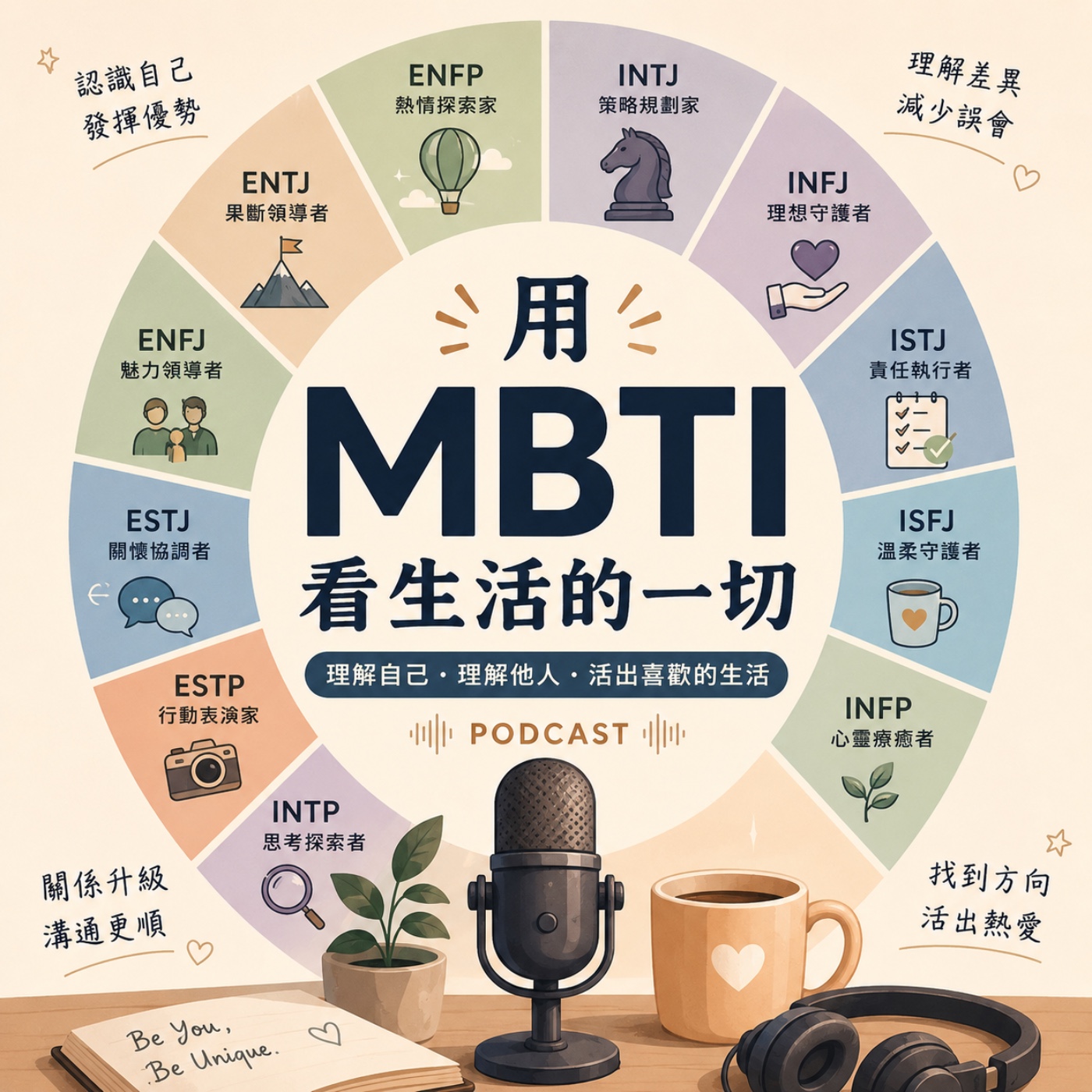 用MBTI看生活的一切 podcast artwork