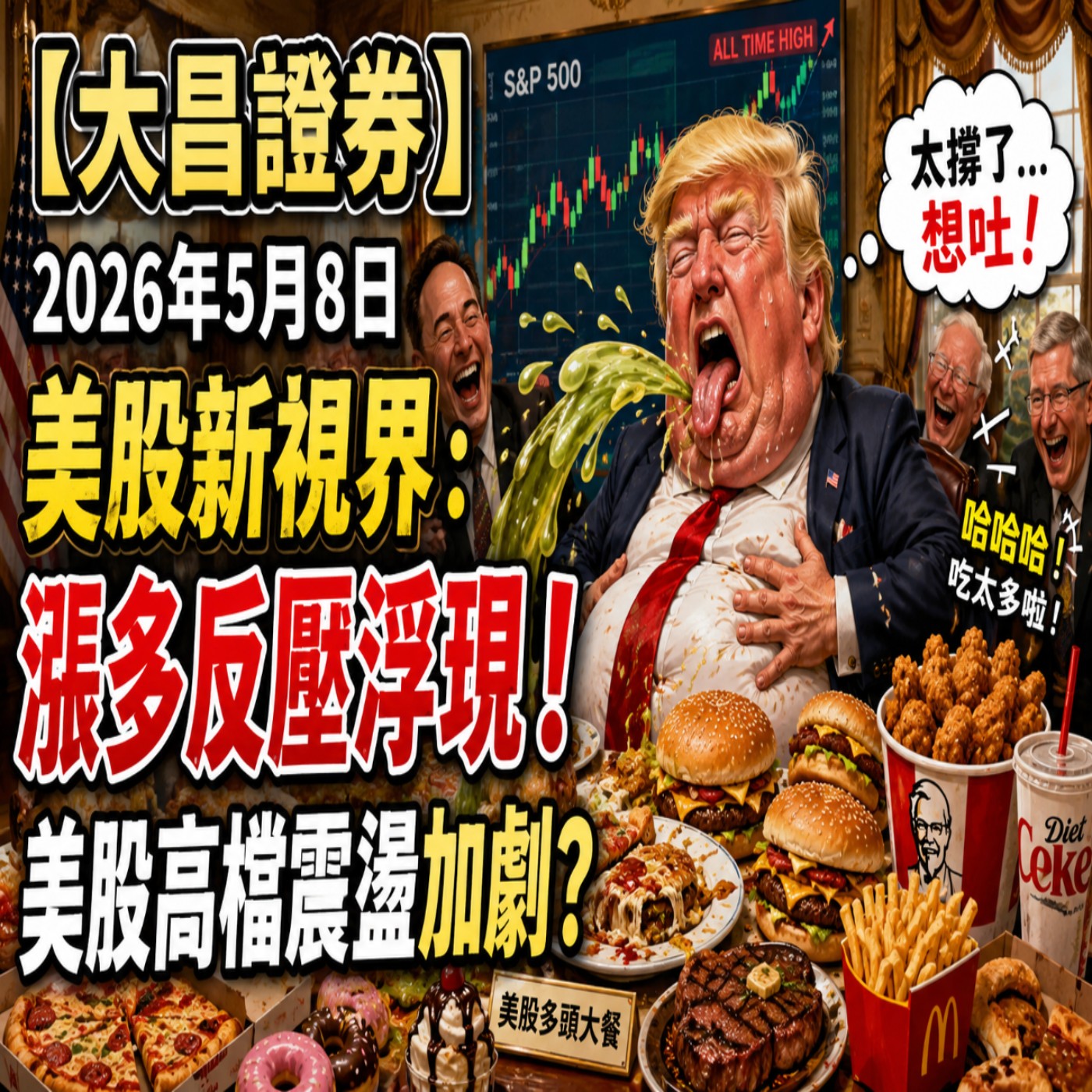 【大昌證券】2026年5月8日美股新視界：漲多反壓浮現！美股高檔震盪加劇?