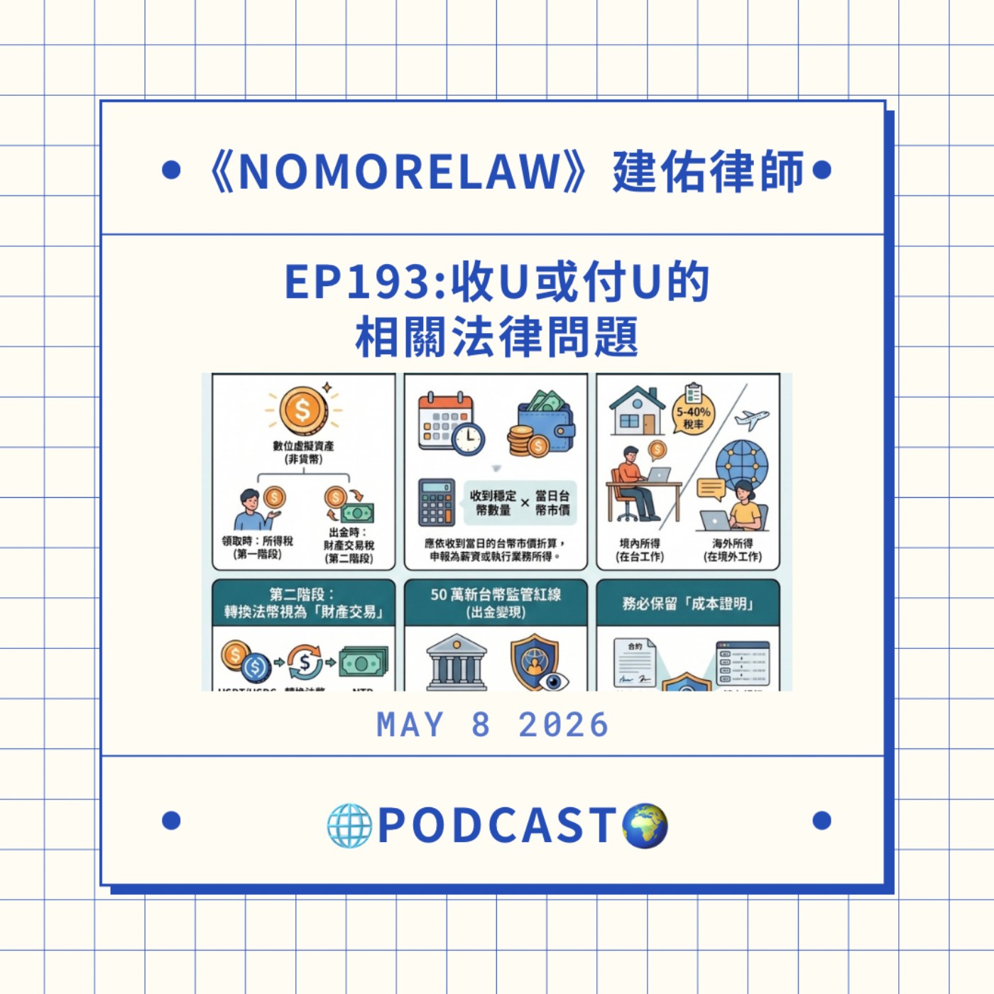 EP193：收U或付U的相關法律問題