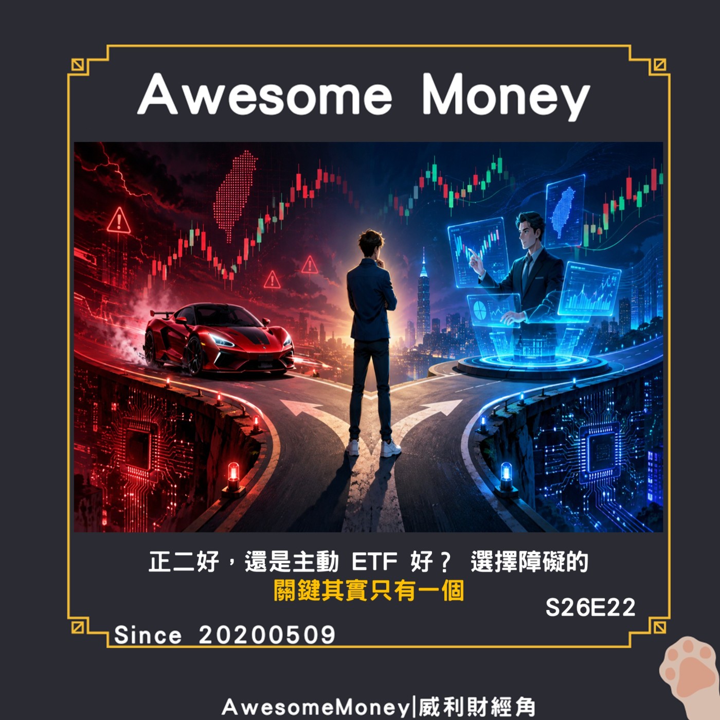 S26EP22|正二好，還是主動ETF好？選擇障礙的關鍵其實只有一個。關鍵不是績效，是你相信誰