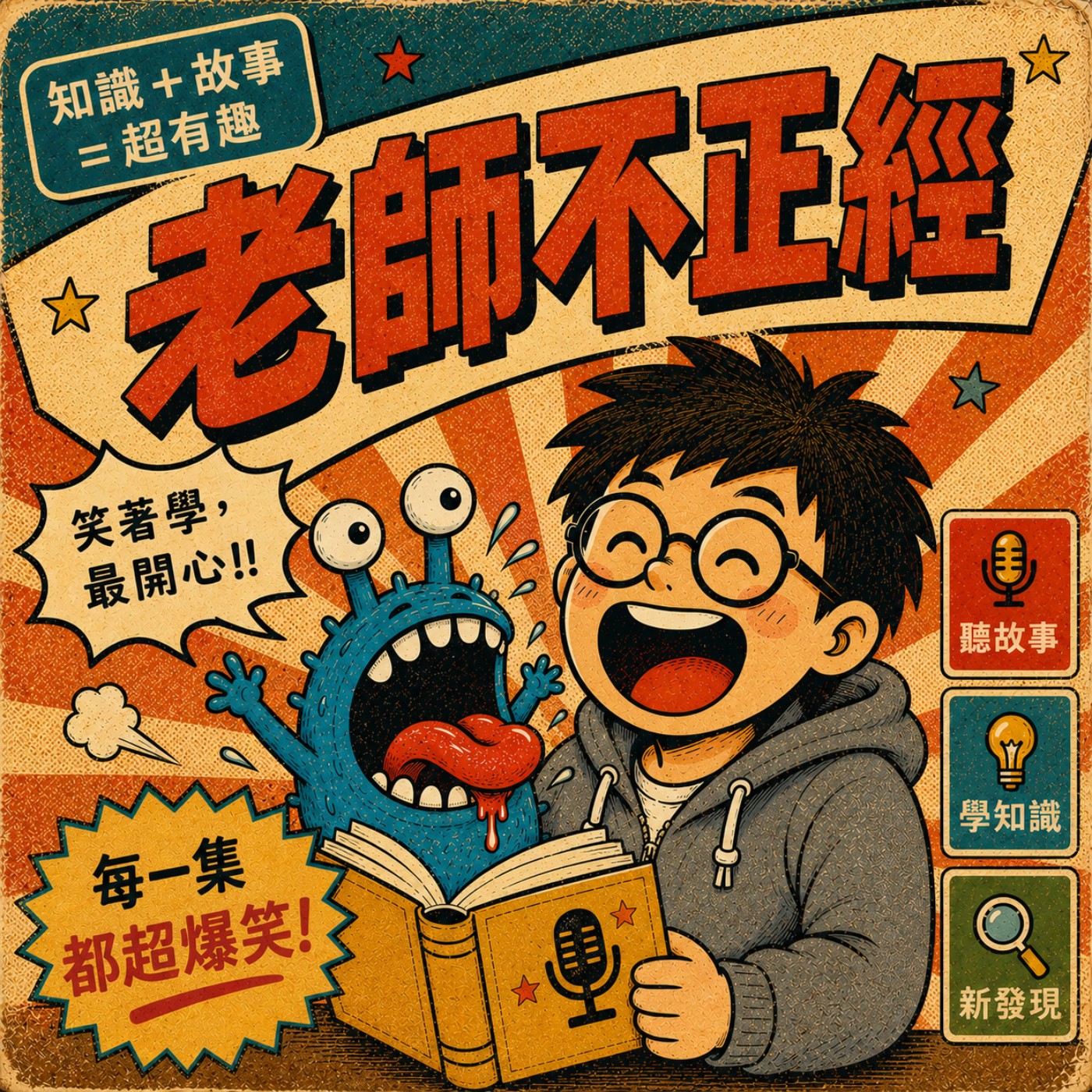 老師不正經 podcast artwork