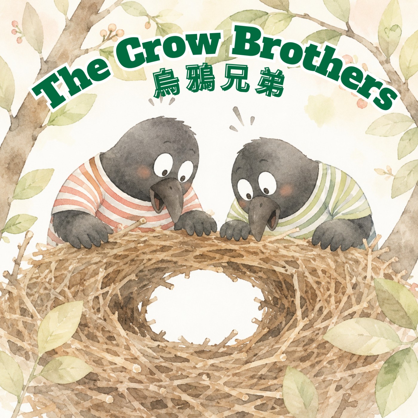 伊索寓言 － 🐦‍⬛ 烏鴉兄弟(常說「等一下」就要聽這故事唷～)