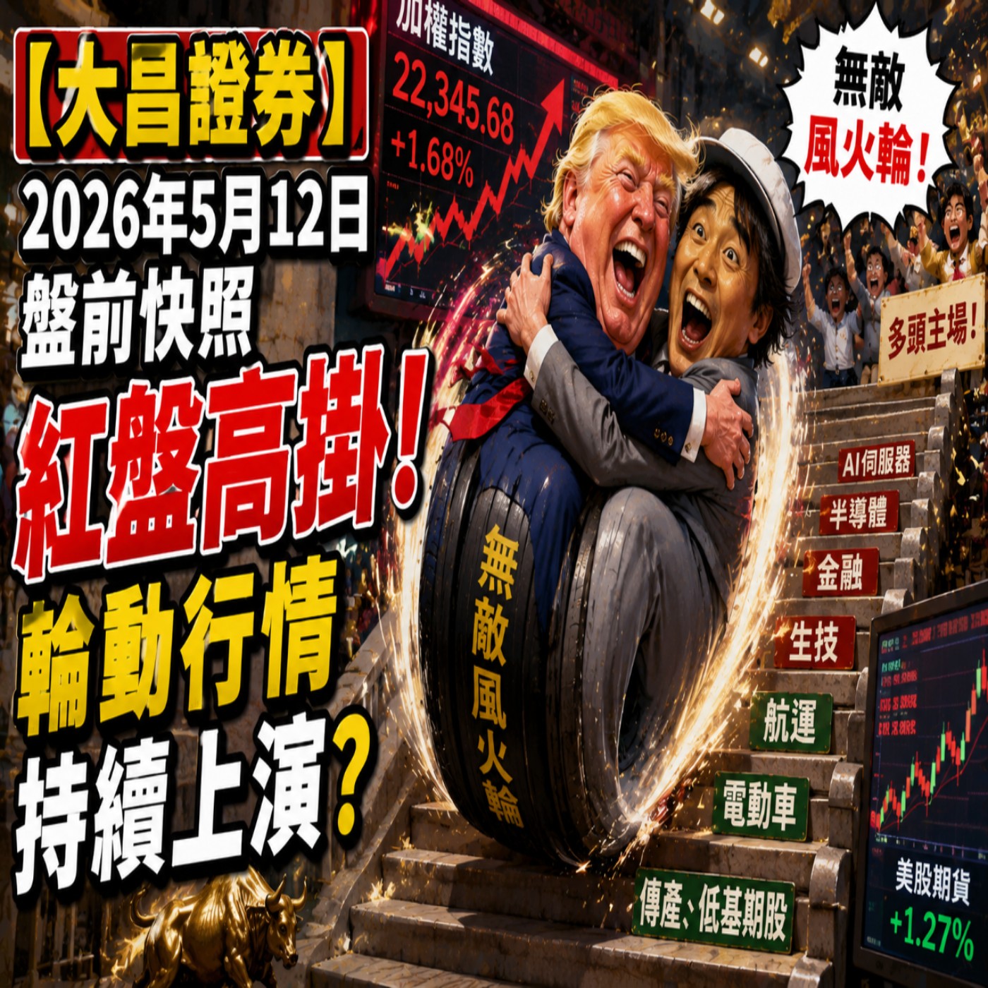 【大昌證券】2026年5月12日 盤前快照：紅盤高掛！輪動行情持續上演? episode artwork