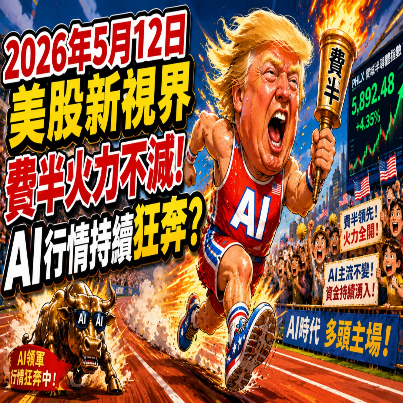 【大昌證券】2026年5月12日美股新視界：費半火力不減！AI行情持續狂奔?