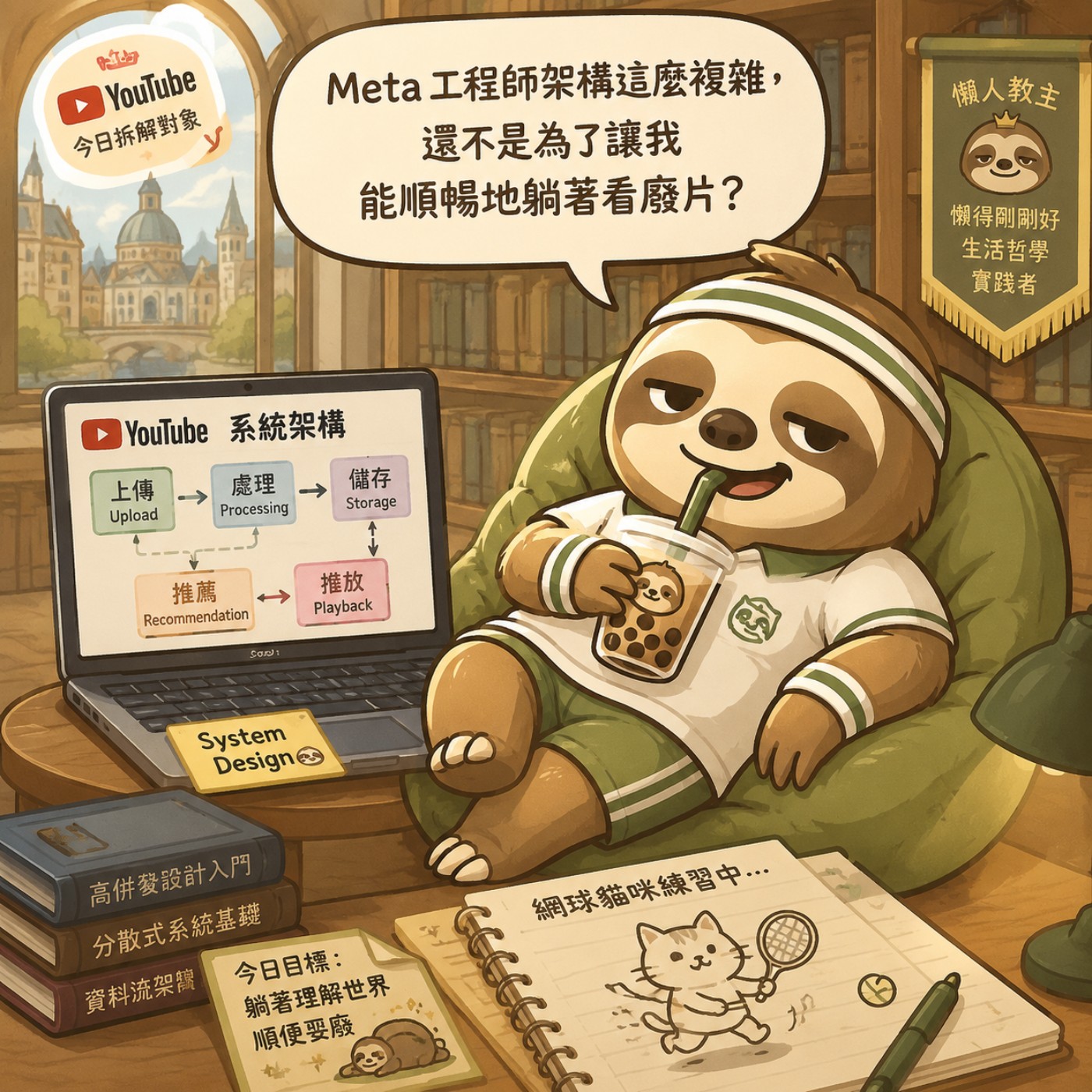 EP309 | 系統設計懶懶學 - YouTube 如何扛住 10 億用戶流量?拆解影片串流平台的底層架構與高併發處理策略 episode artwork
