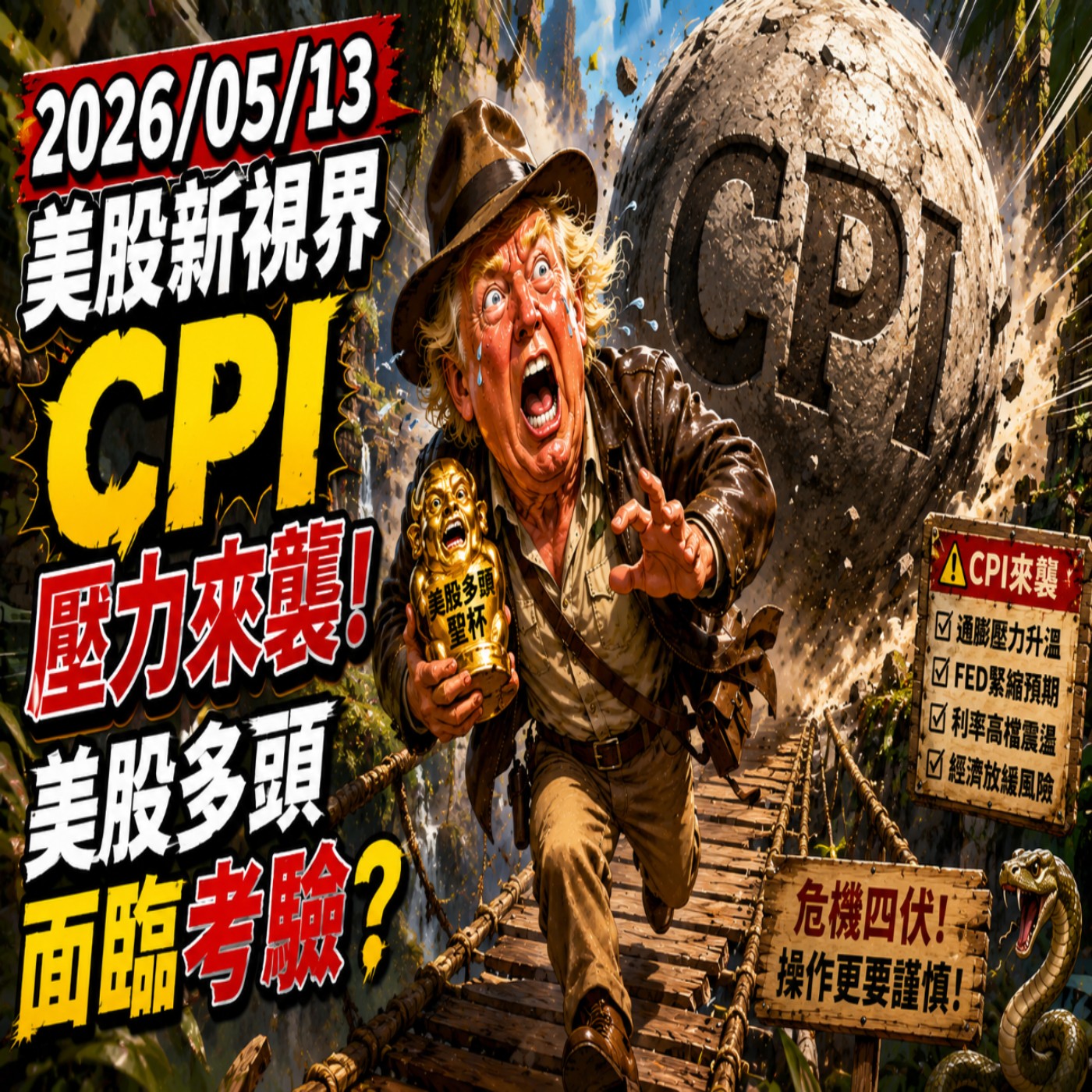 【大昌證券】2026年5月13日美股新視界：CPI壓力來襲！美股多頭面臨考驗?