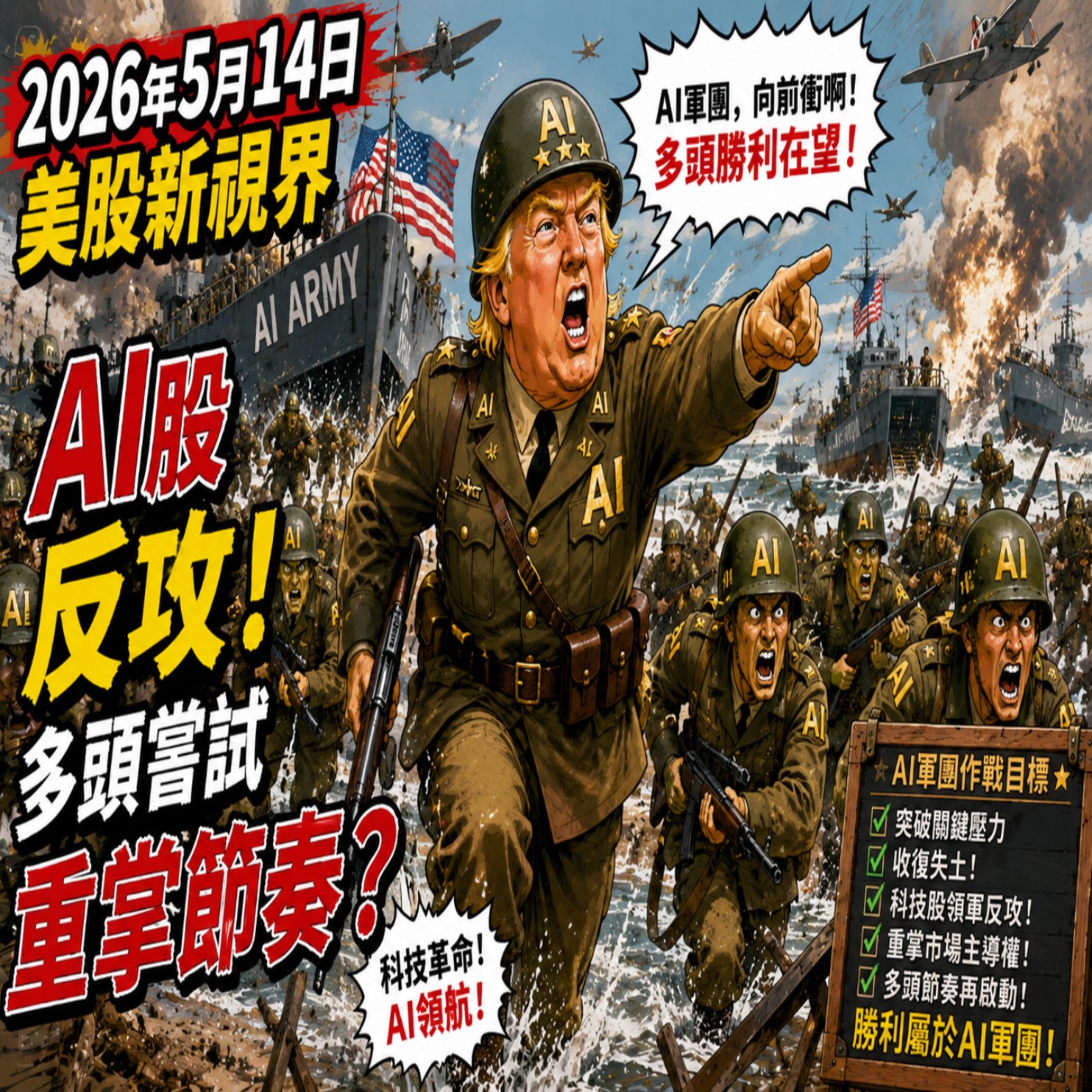 【大昌證券】2026年5月14日美股新視界：AI股反攻！多頭嘗試重掌節奏?