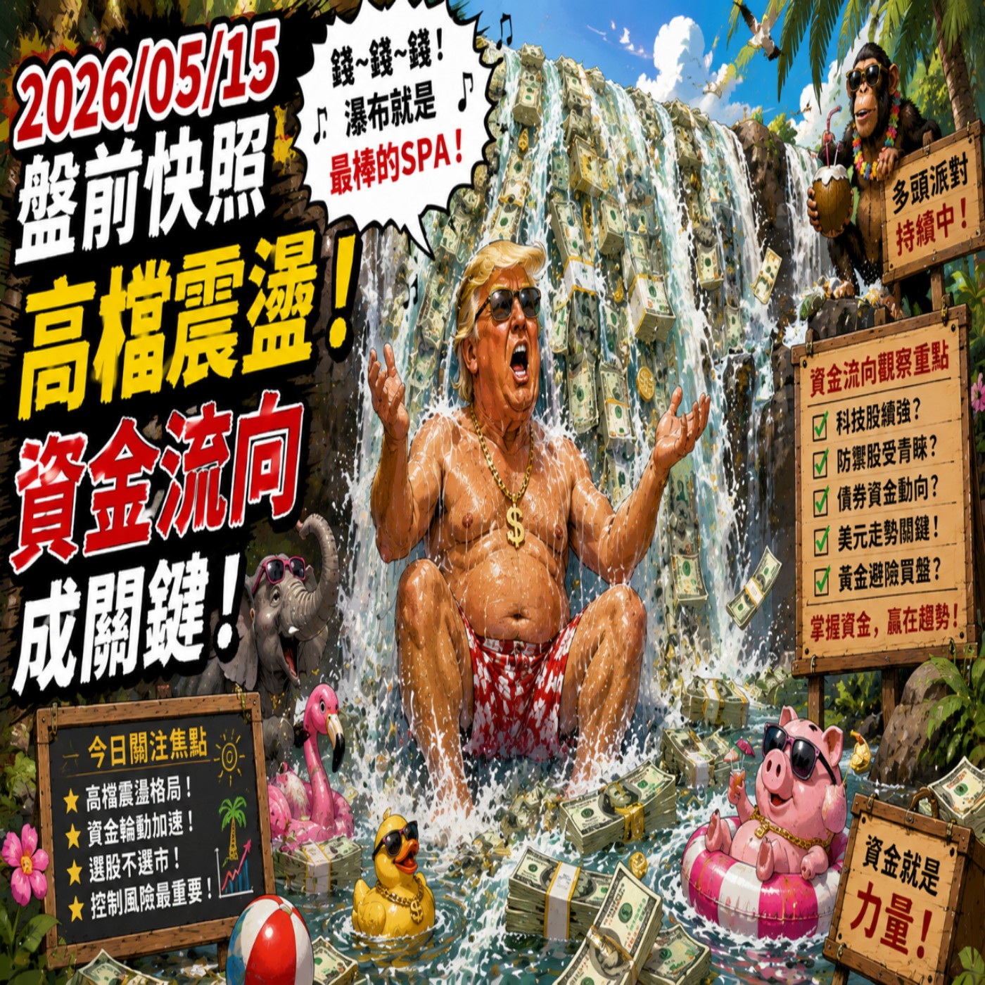 【大昌證券】2026年5月15日 盤前快照：高檔震盪！資金流向成關鍵! episode artwork