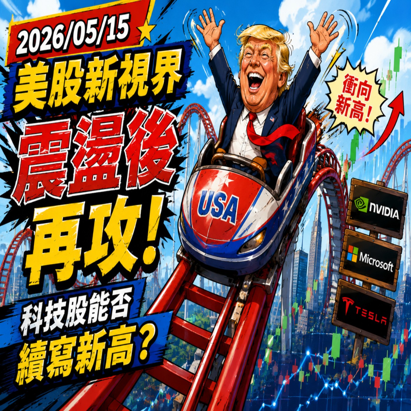 【大昌證券】2026年5月15日美股新視界：震盪後再攻！科技股能否續寫新高？