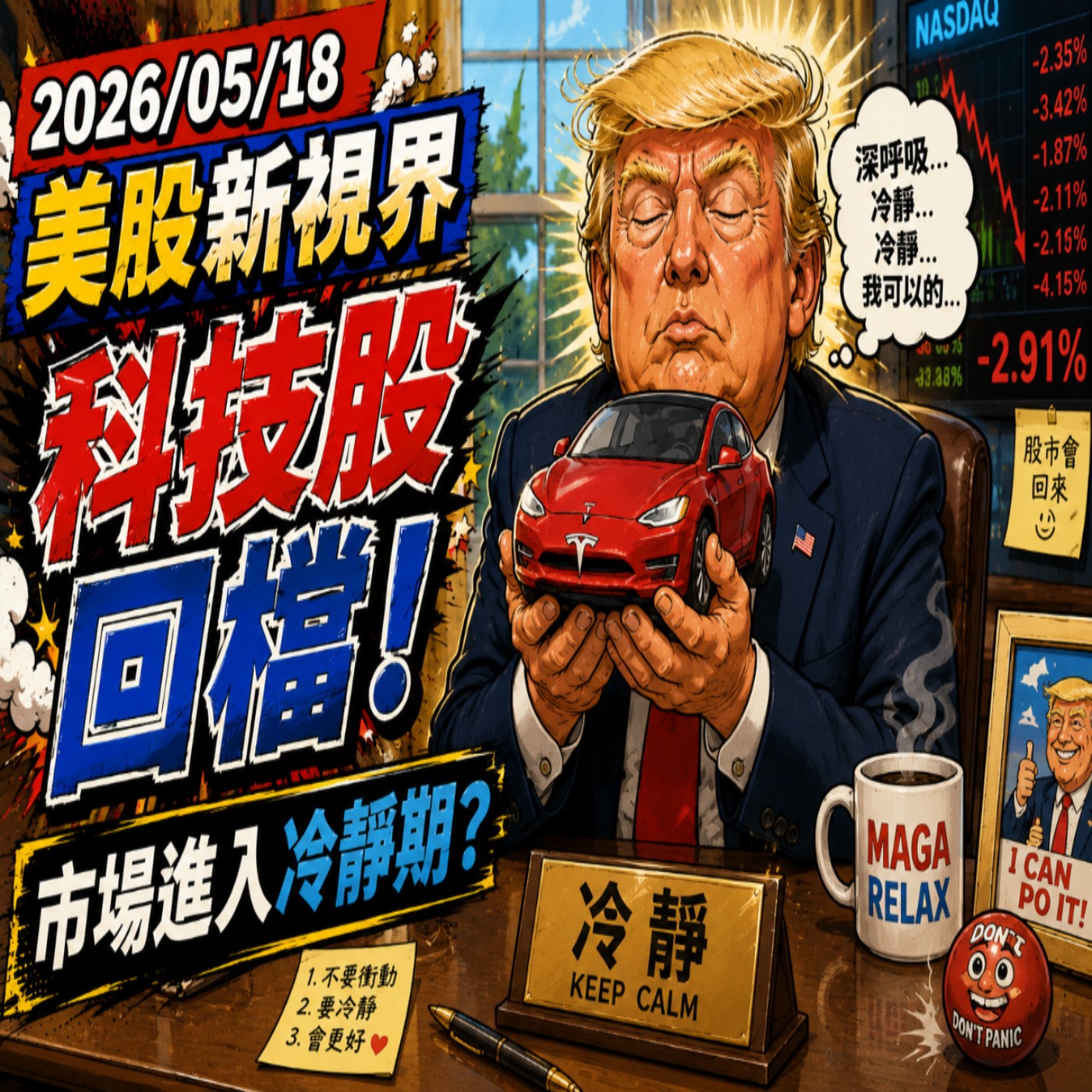 【大昌證券】2026年5月18日美股新視界：科技股回檔！市場進入冷靜期？