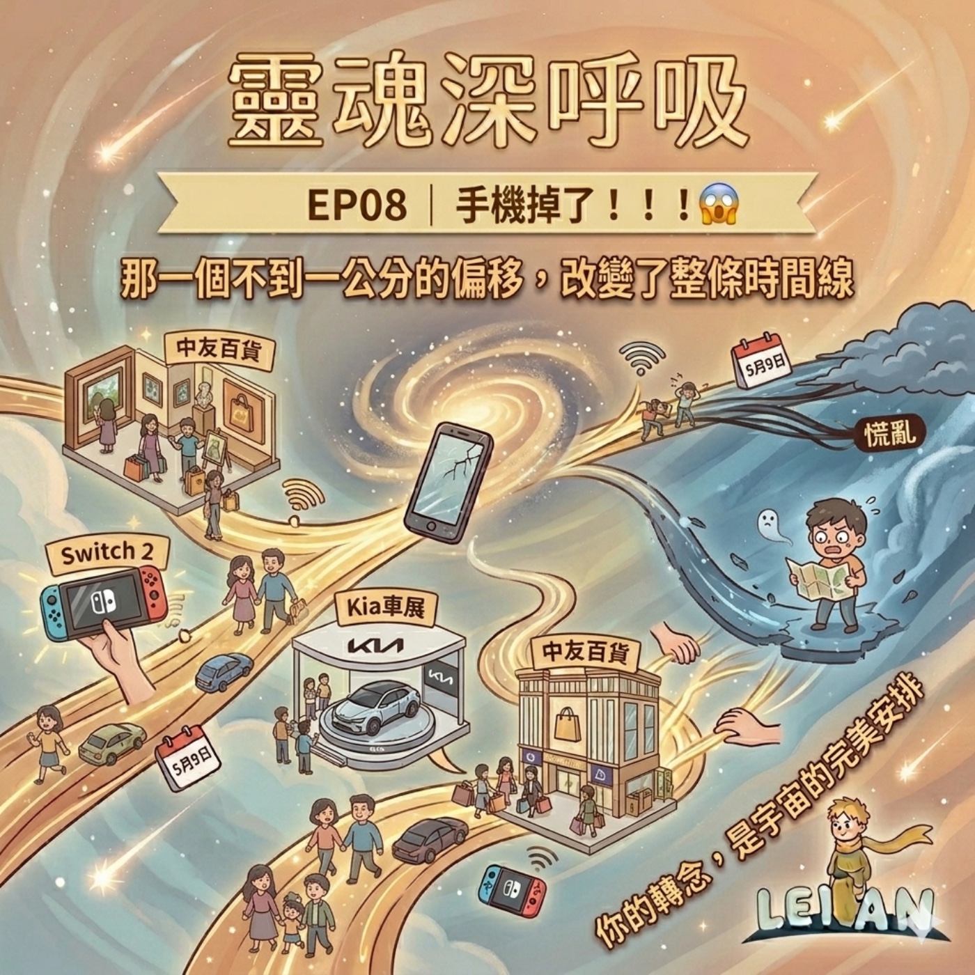 EP08｜手機掉了！！！😱那一個不到一度的偏移，改變了整條時間線 episode artwork