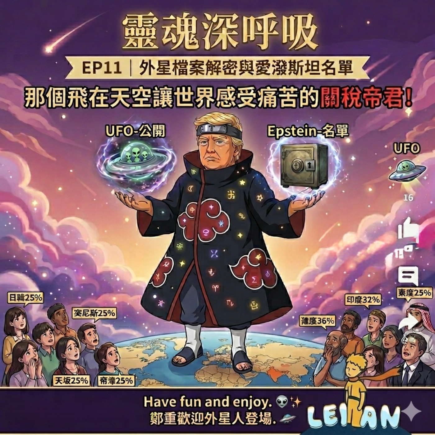 EP11｜外星檔案解密與愛潑斯坦名單：那個飛在天空讓世界感受痛苦的關稅帝君！ episode artwork
