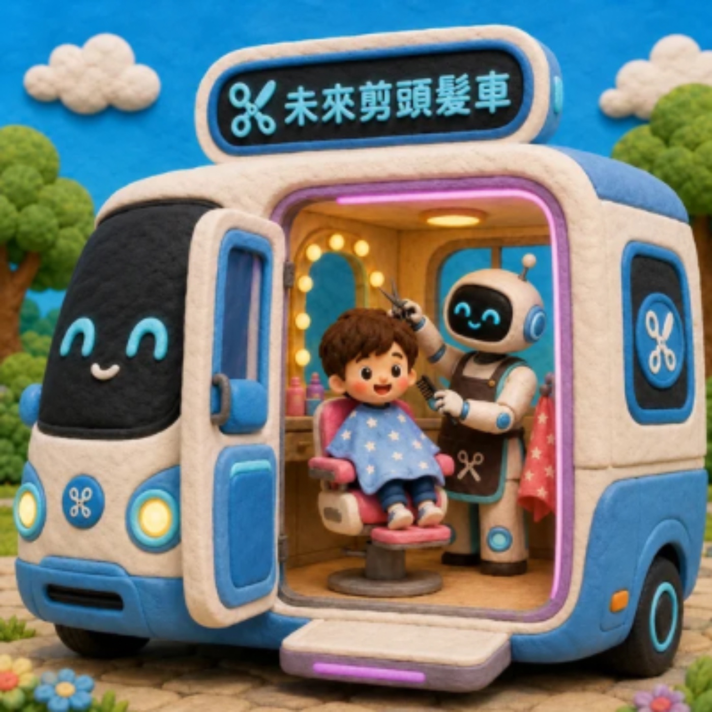 神奇的未來電動車
