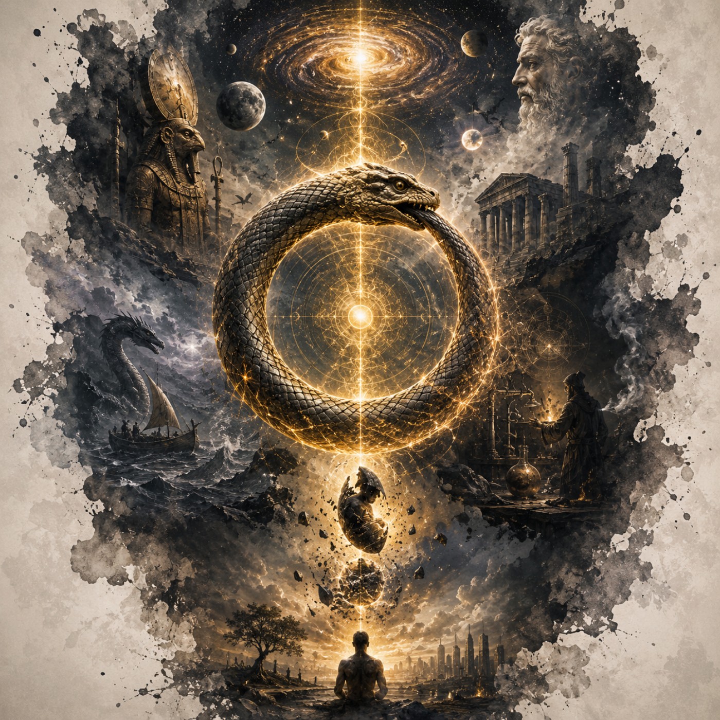 EP004｜鋼之鍊金術師中的那條蛇: Ouroboros銜尾蛇｜時間與宇宙秩序4 episode artwork