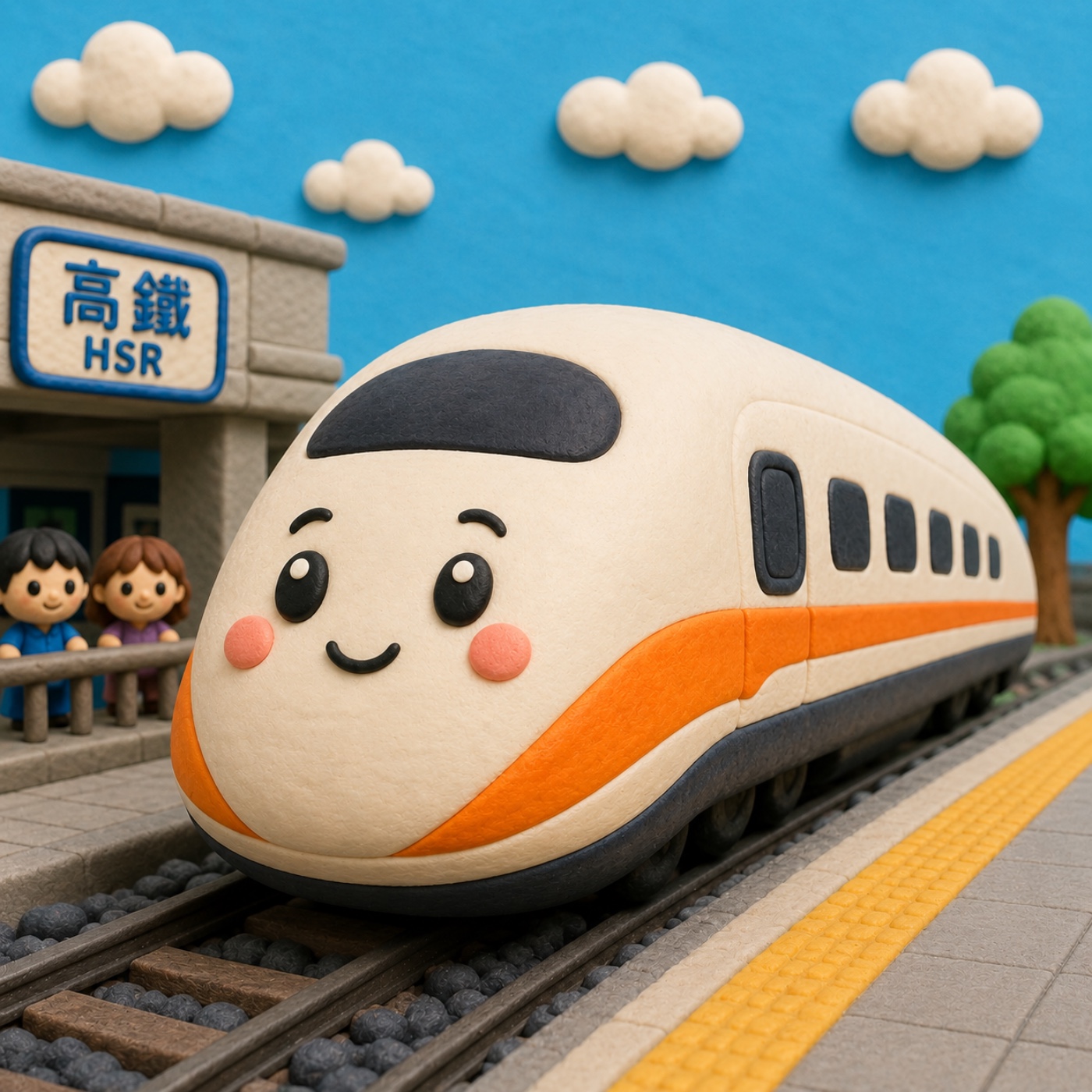 高鐵小橘晚到了|遇到改變也不慌張