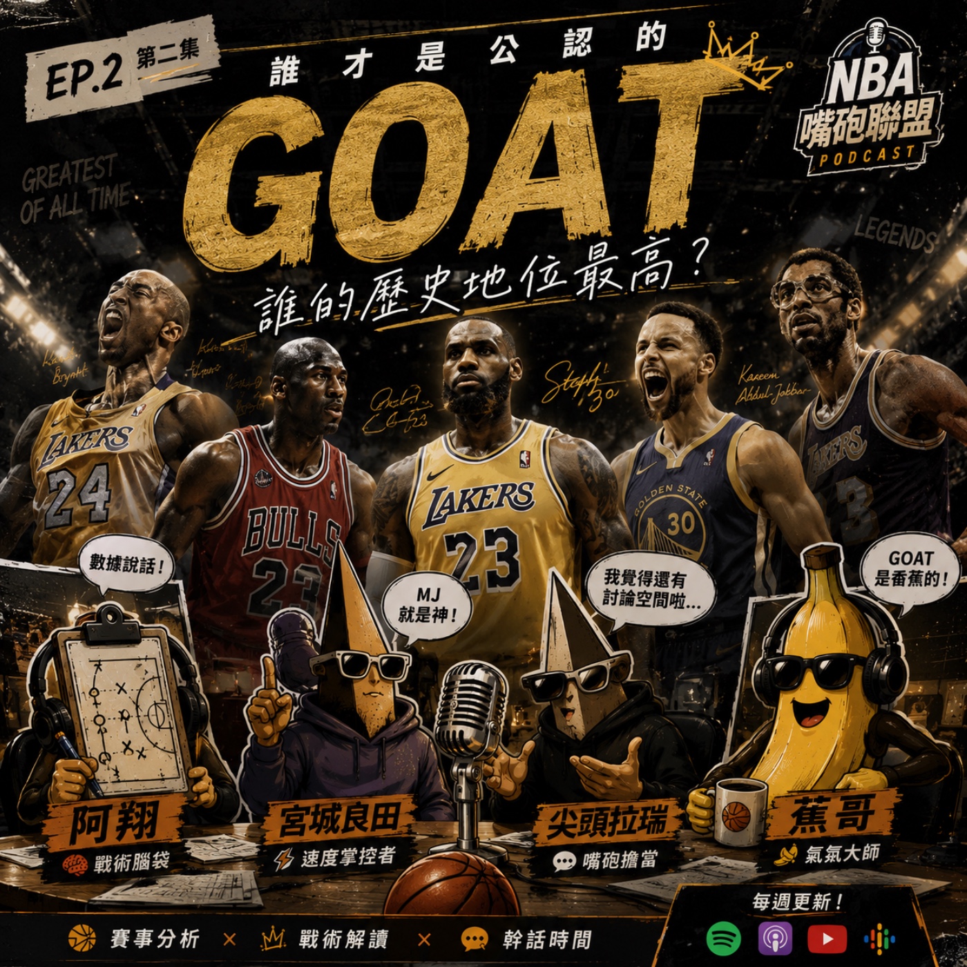 【NBA嘴砲聯盟】EP2-誰才大家是公認的GOAT episode artwork