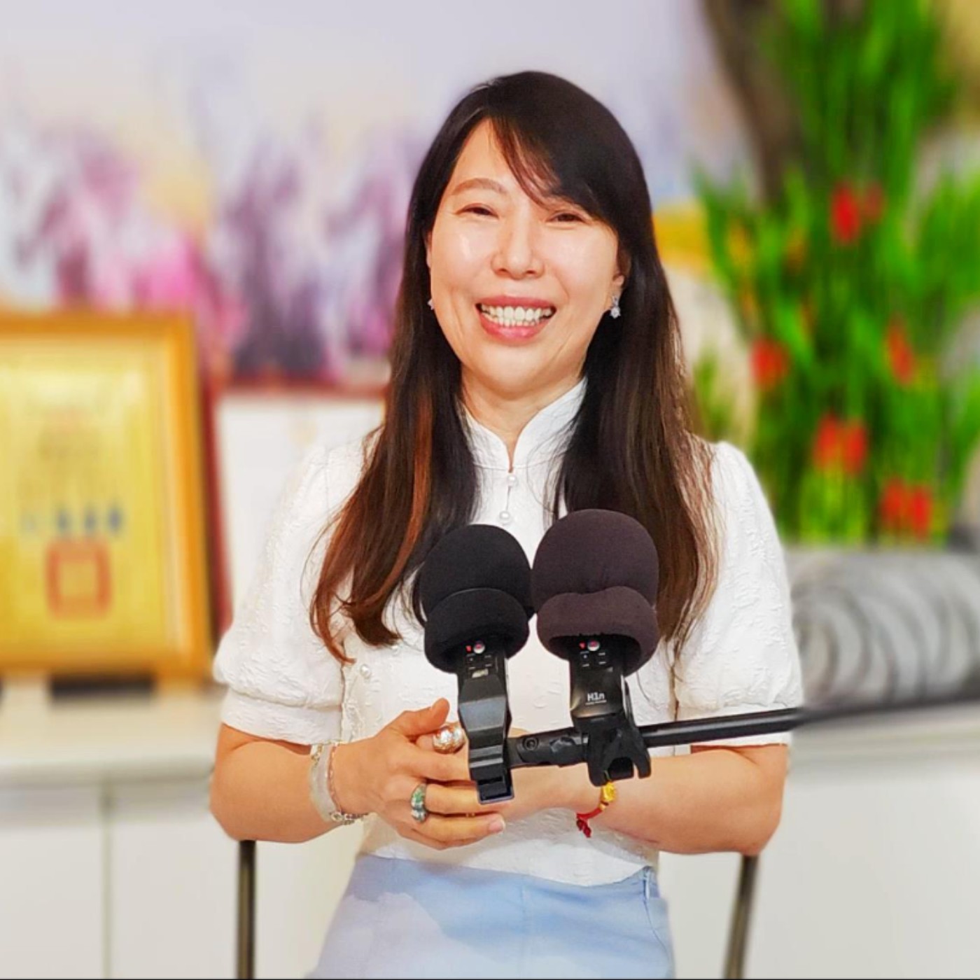 國畫藝術、羅慧 專訪（臺南市－安平區、向陽藝術協會）