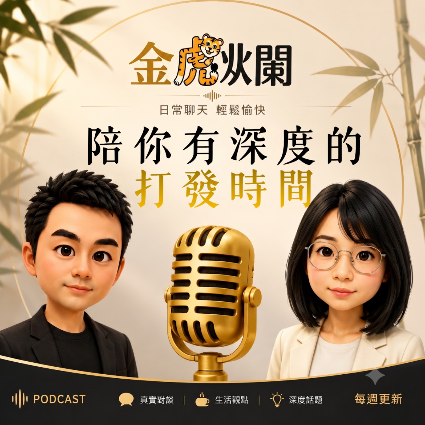 金虎爛｜創作夫妻的日常閒聊