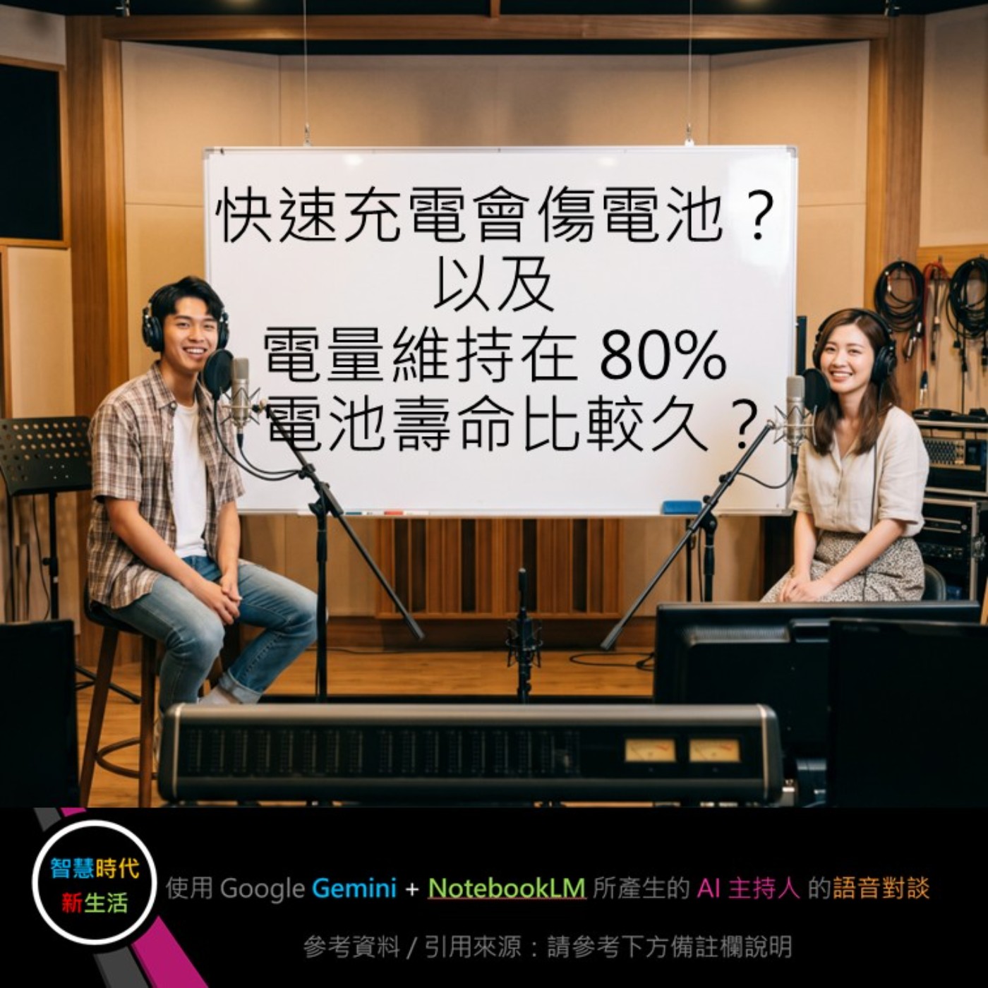 EP.389 [ Podcast ] 快速充電會傷電池？以及電量維持在80%電池壽命比較久？ episode artwork