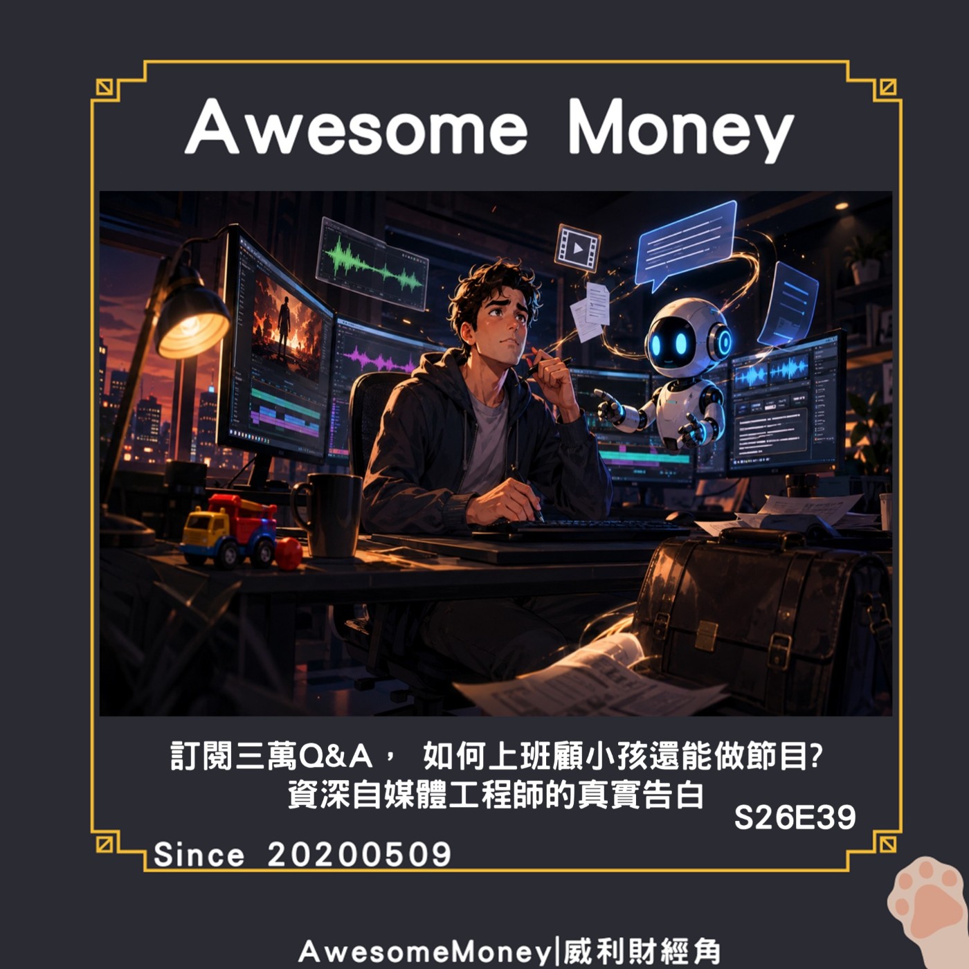 S26EP39|訂閱三萬QA，如何上班顧小孩還能做節目資深自媒體工程師的真實告白，自動化生存術|生活閒聊