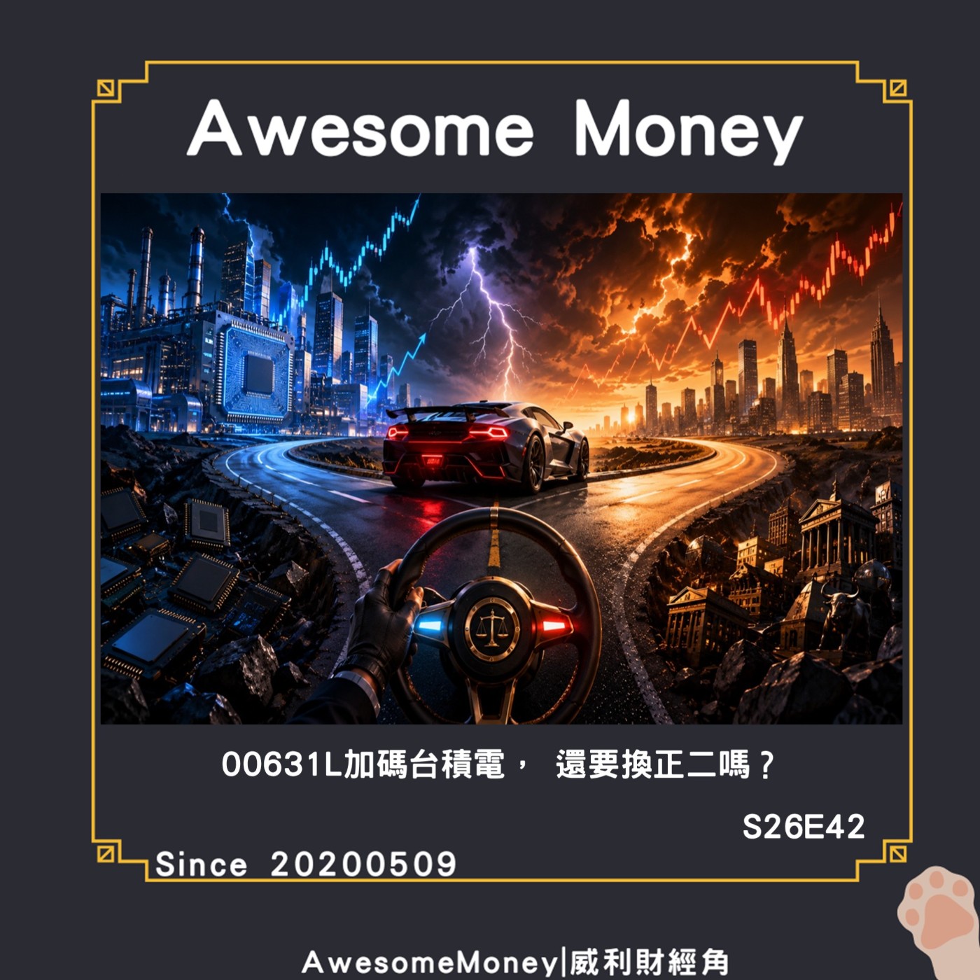 S26EP42|00631L加碼台積電，還要換正二嗎，換車思考|威利研究室