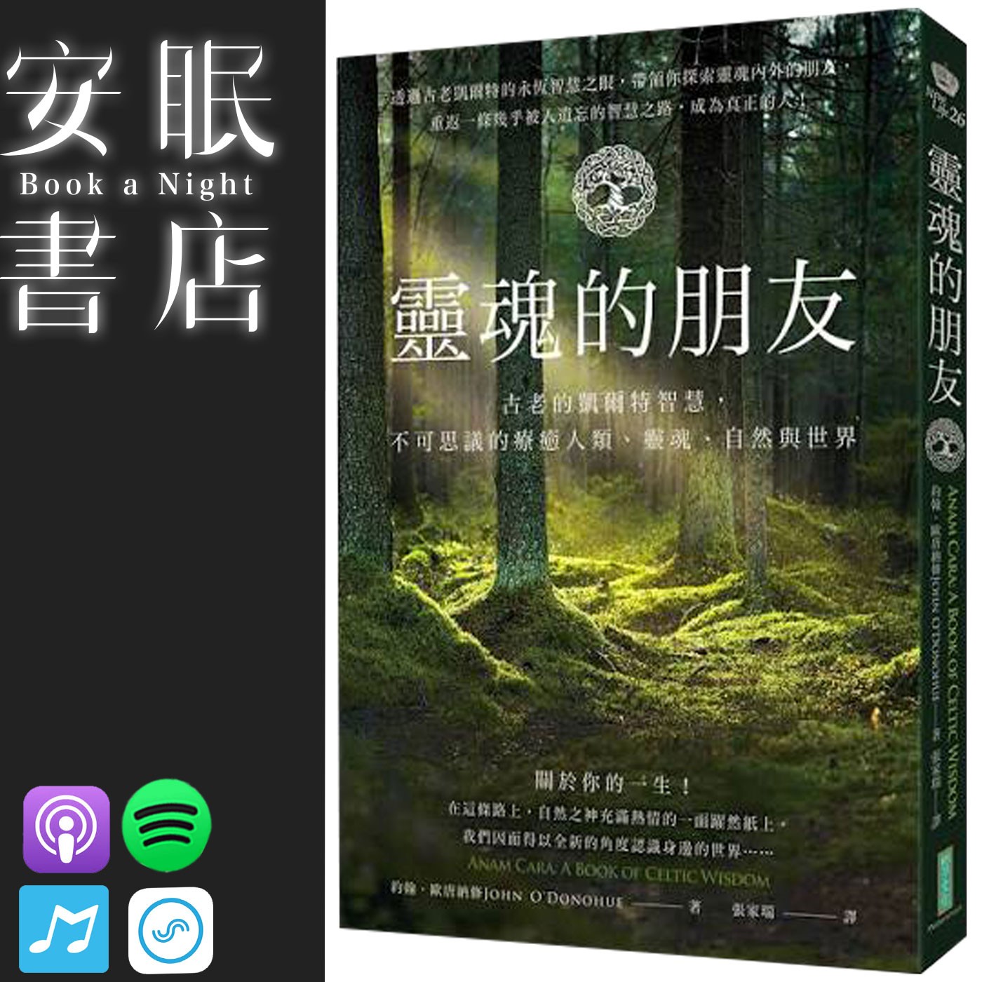 田定豐的安眠書店_《靈魂的朋友》古老的凱爾特智慧,不可思議的療癒人類、靈魂、自然與世界 episode artwork