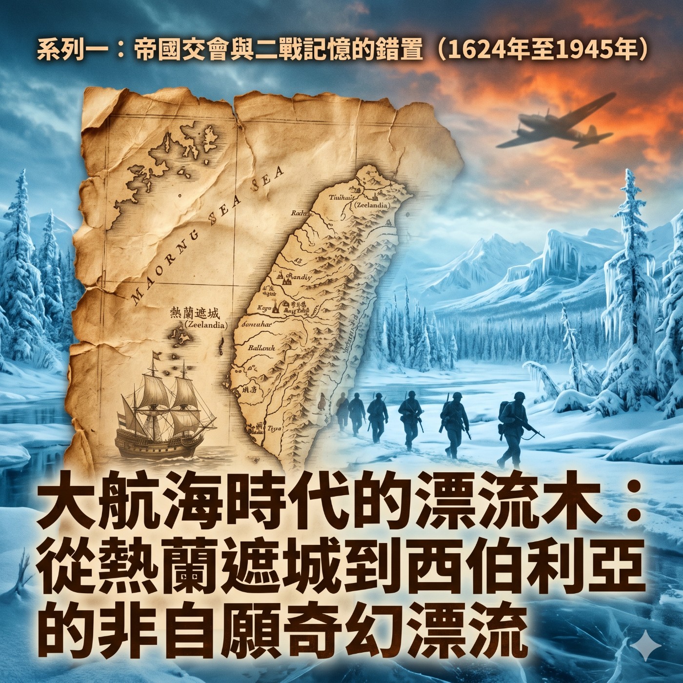 系列一「帝國交會與二戰記憶的錯置(1624年至1945年)」。第 1 集:1624 的歷史機遇 — 從大員走入大航海時代 episode artwork