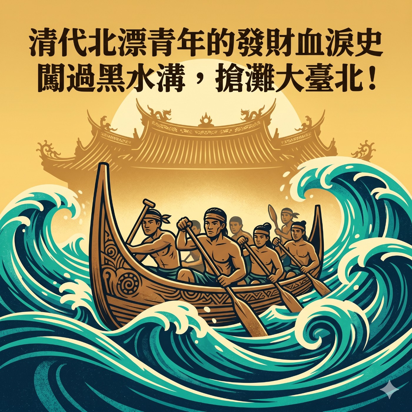 第一系列「臺北盆地的拓墾與艋舺的崛起（約18世紀初至19世紀中）」第 3 集：神明、角頭與地盤 — 移民的信仰與社會結構 episode artwork