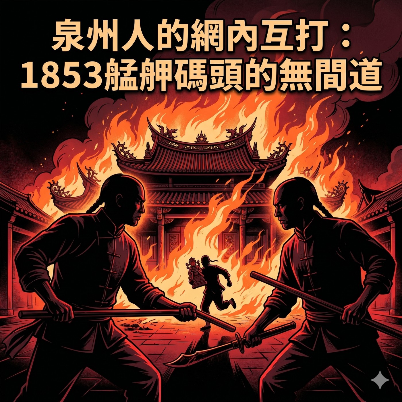 第二系列「利益衝突與『頂下郊拚』的血淚交織（1853年前後）」第 1 集：擁擠的碼頭與地勢、語言交織的地緣矛盾 episode artwork