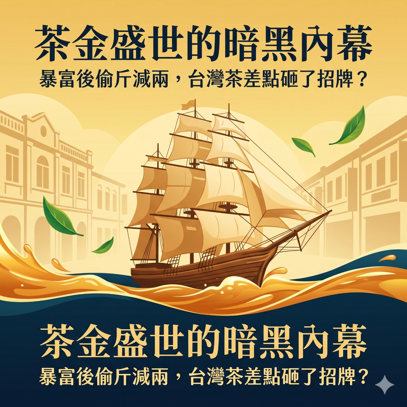 第三系列「開港通商與大稻埕的『茶金』奇蹟（1860年代至清末）」第 1 集：十字路口的抉擇：封閉的艋舺與開放的大稻埕 episode artwork