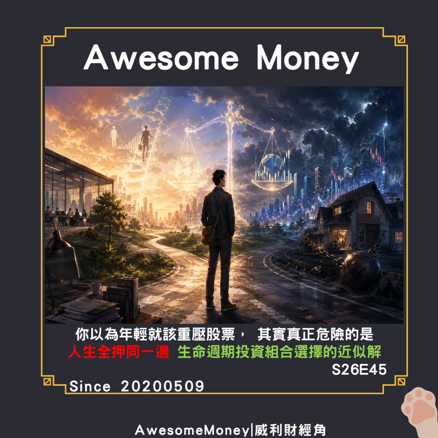 S26EP45|你以為年輕就該重壓股票，其實真正危險的是人生全押同一邊生命週期投資組合選擇的近似解，生命週期投資觀察|威利研究室