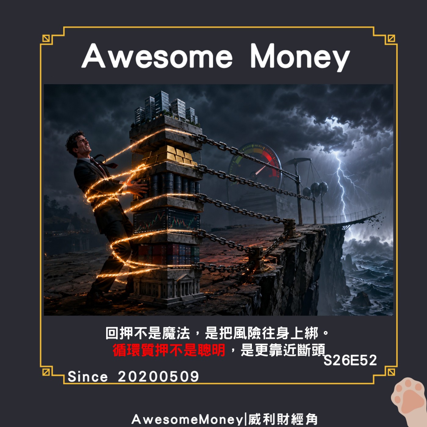 S26EP52|回押不是魔法，是把風險往身上綁循環質押不是聰明，是更靠近斷頭，槓桿結構|威利研究室