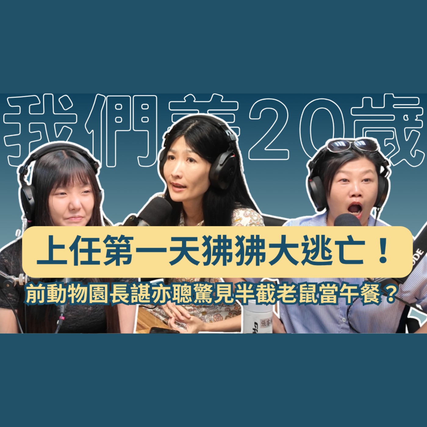 上任第一天遇狒狒大逃亡！前動物園長諶亦聰驚見半截老鼠當午餐？ #諶亦聰 #動物園 #蛇 #生物 #危機處理 episode artwork