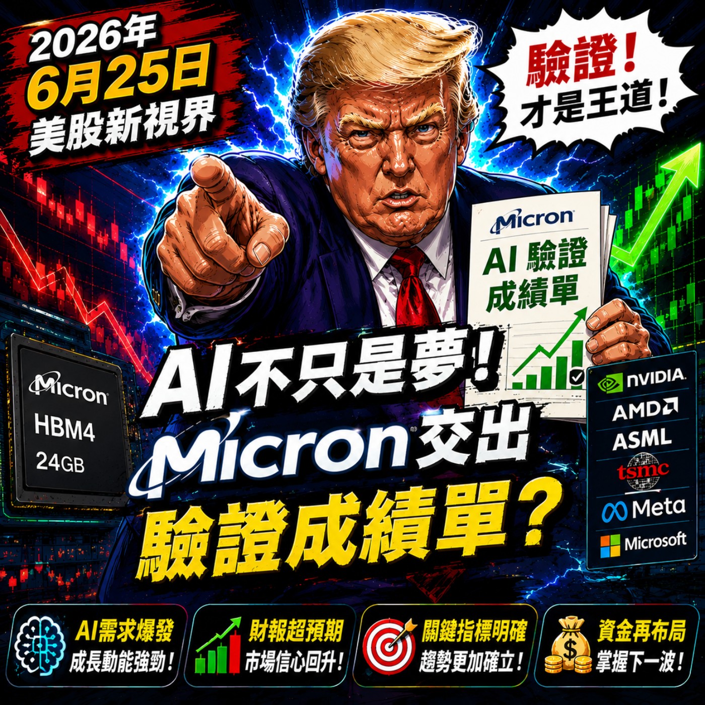 2026/6/25 美股新視界：AI不只是夢！Micron交出驗證成績單?