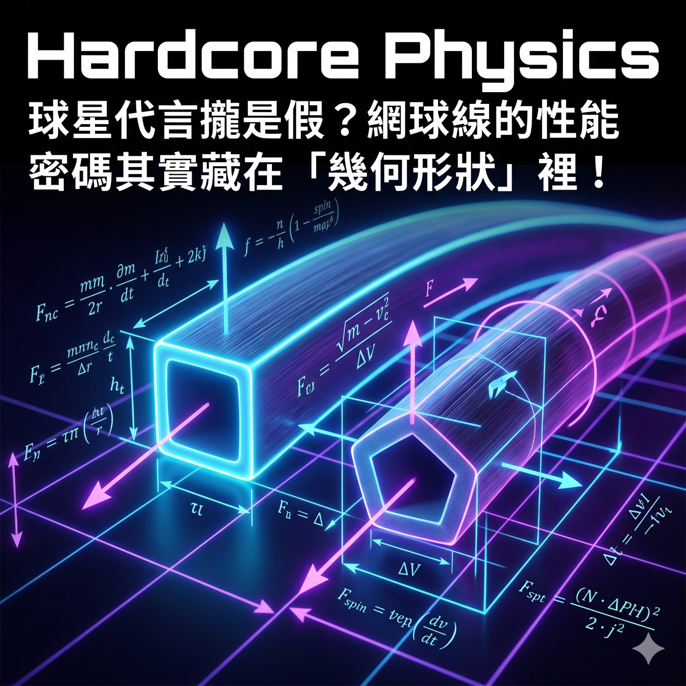 系列二：網球線的硬核物理學：別管牆上的名牌了！帶你用「線徑與形狀」榨出極限旋轉 episode artwork