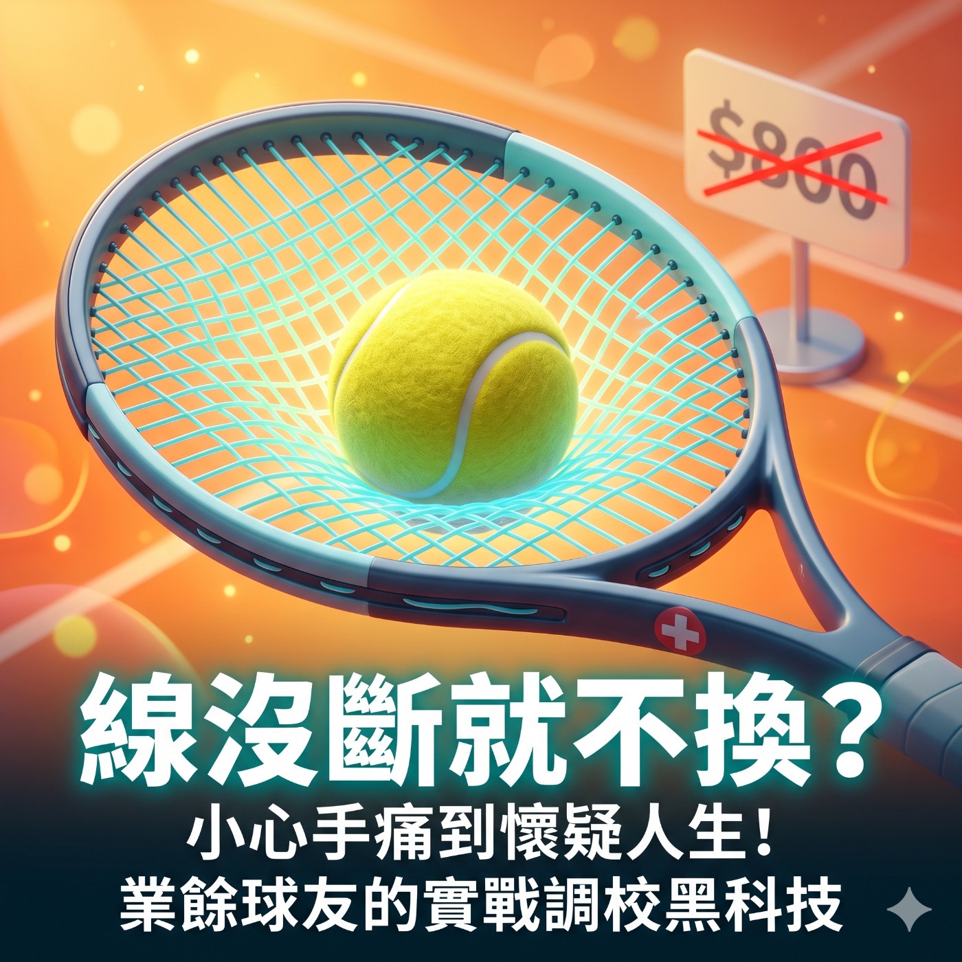 線沒斷就不換？小心手痛到懷疑人生！業餘球友的實戰調校黑科技 episode artwork