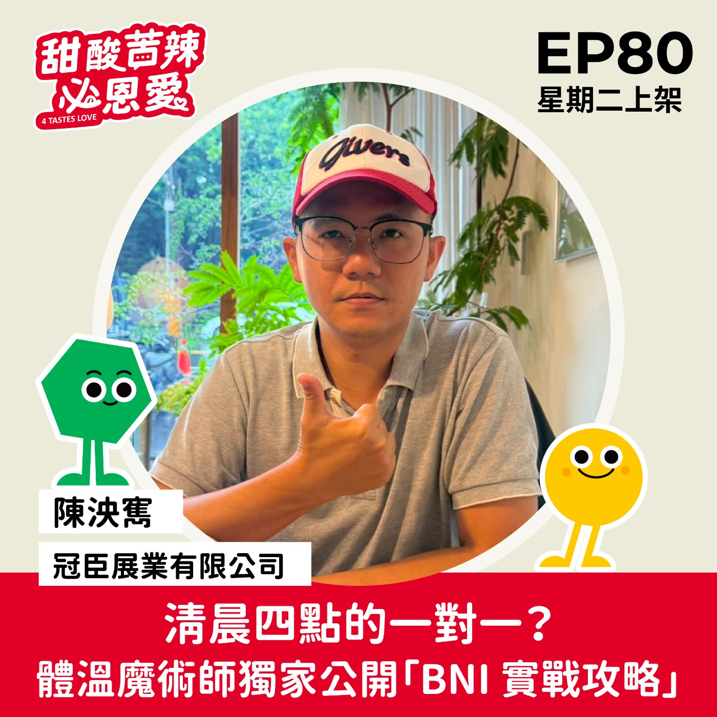 EP80【清晨四點的一對一？體溫魔術師獨家公開「BNI 實戰攻略」】 episode artwork